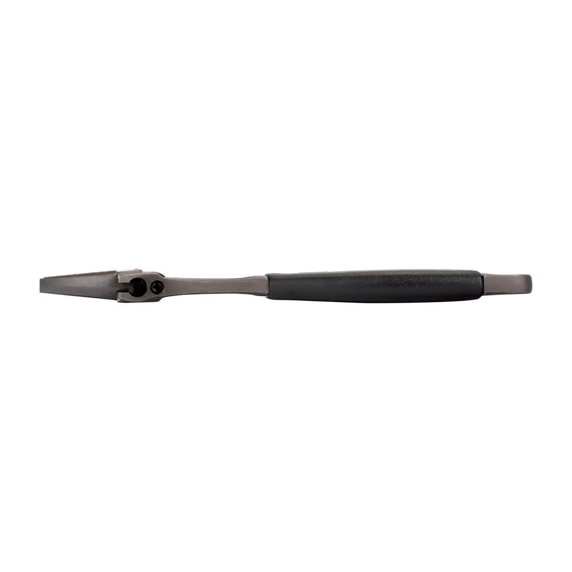 Black 6-inch adjustable forward wrench with wide-opening tapered jaws