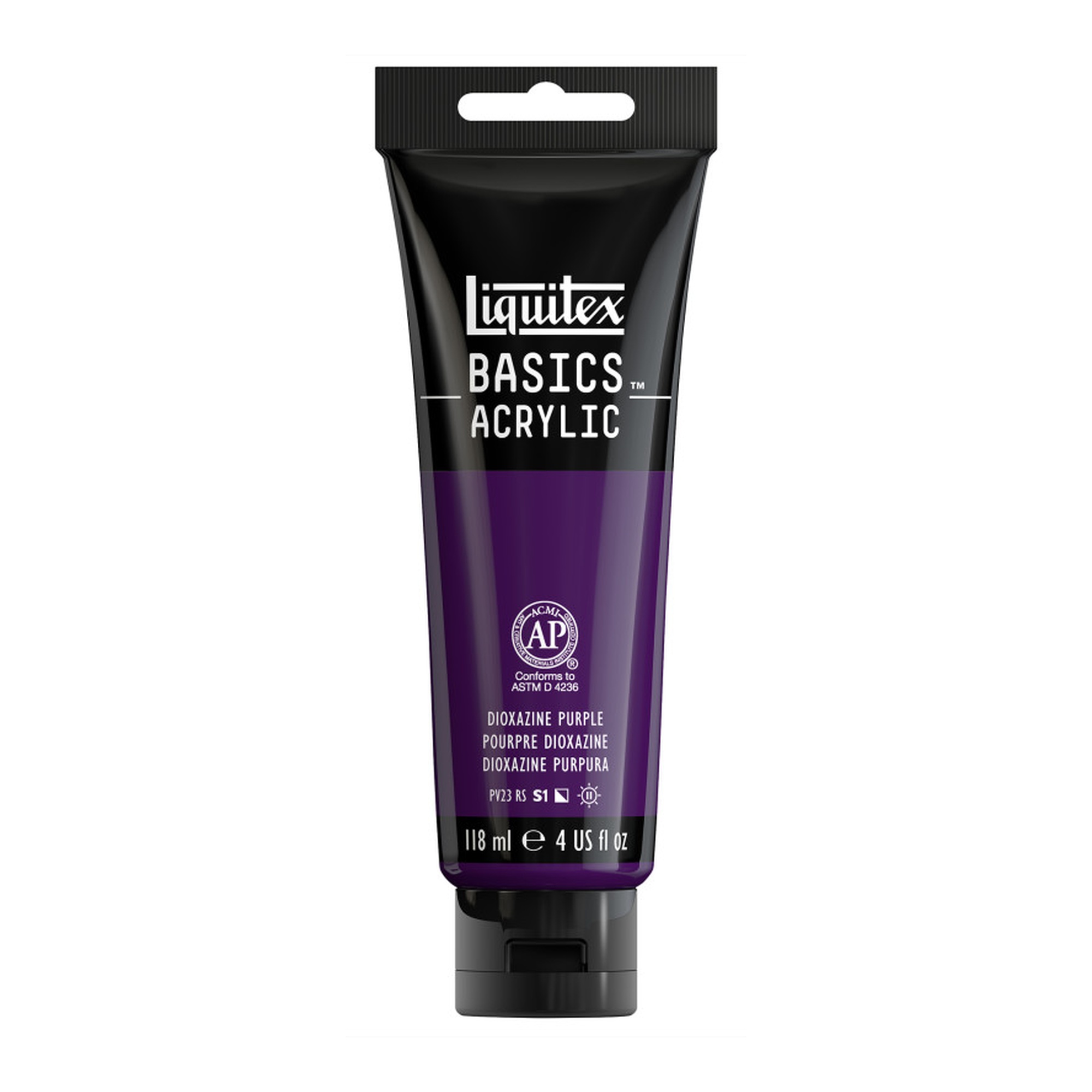 Basics Acrylic Paint, Dioxazine Purple, 118 mL Tube