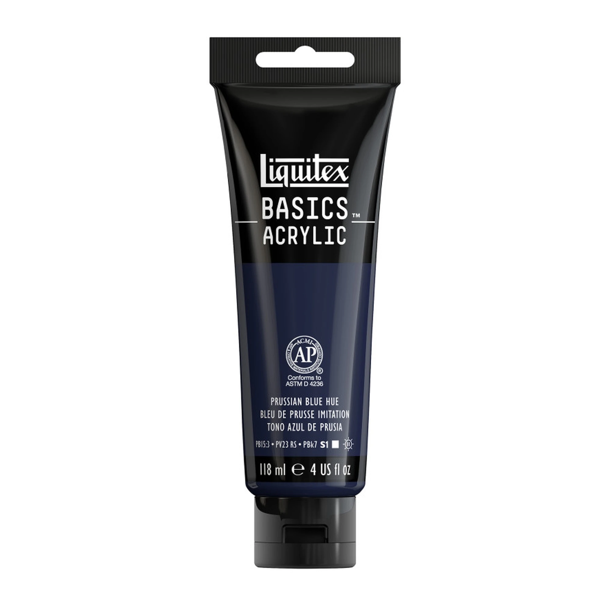 Basics Acrylic Paint, 118 mL Tube, Prussian Blue Hue