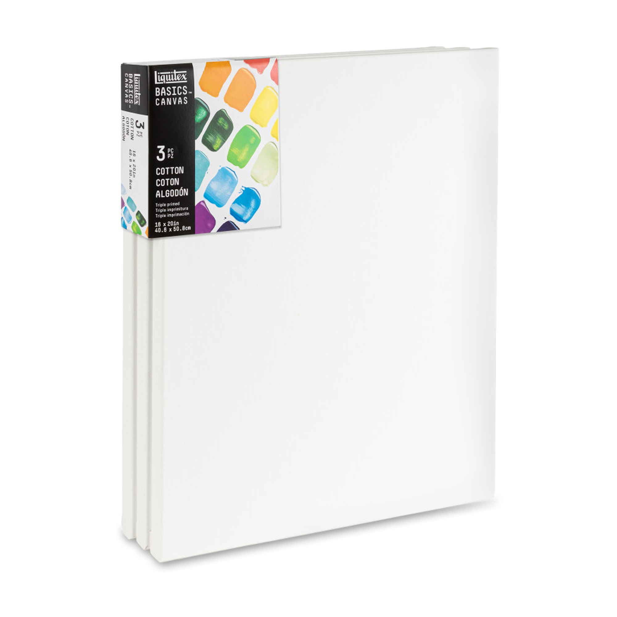 Cotton Canvas, 16 x 20 in., Set of 3
