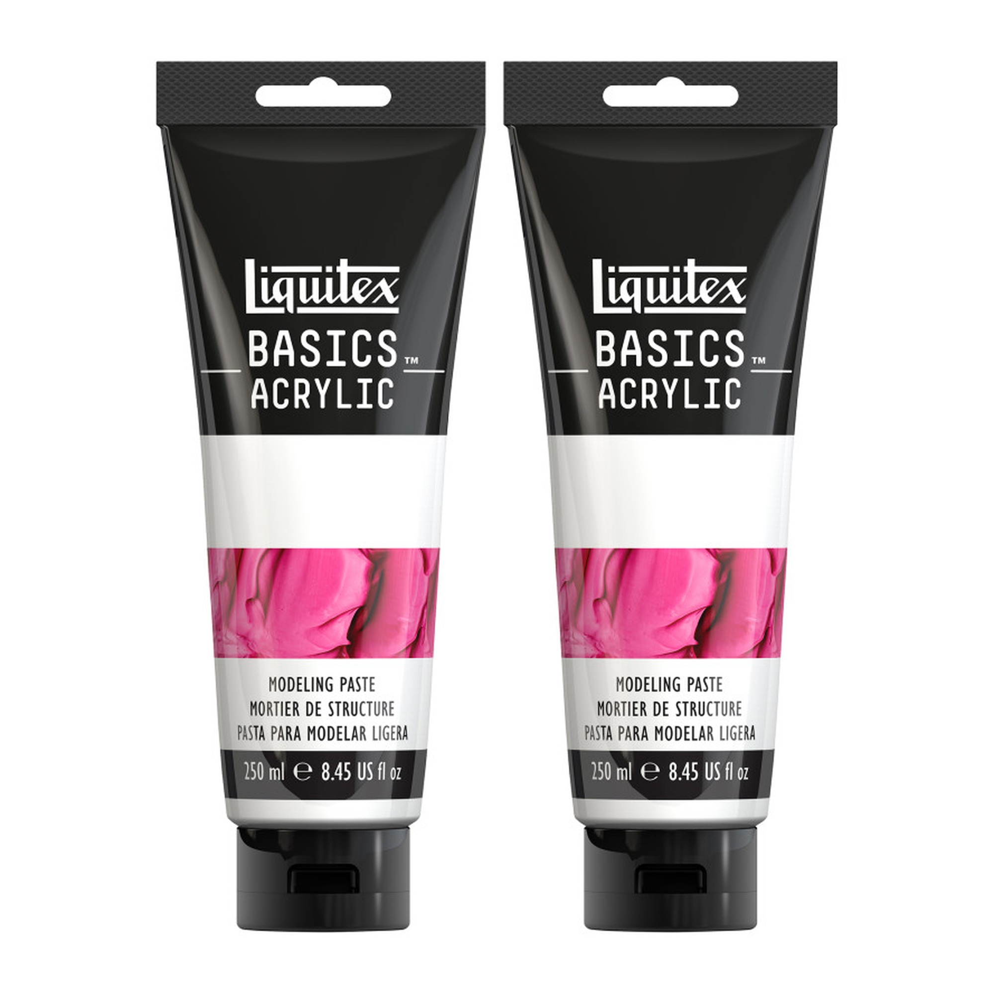Acrylic Modeling Paste, 250 mL Tubes, Pack of 2
