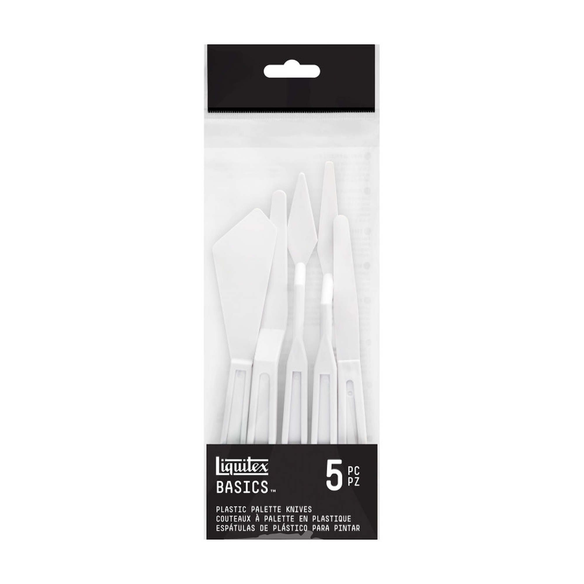Plastic Palette Knives, Set of 5