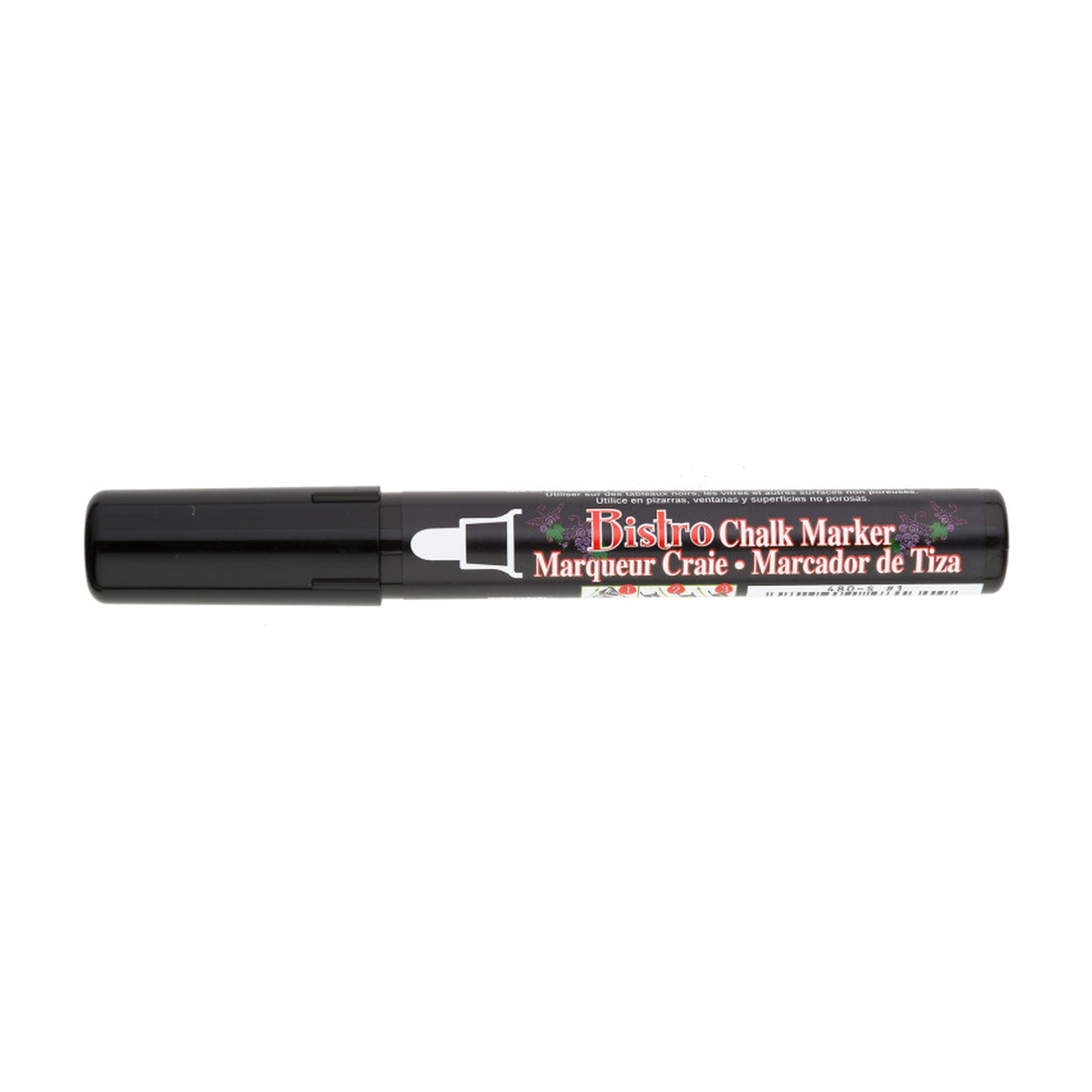 Black Broad-Tip Chalk Marker