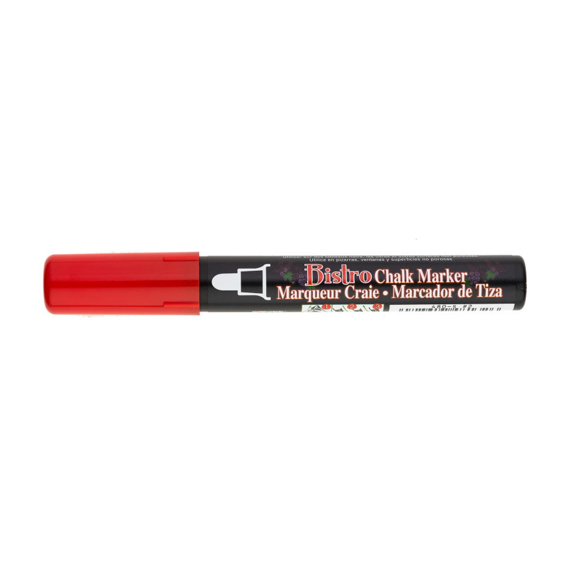 Red Broad-Tip Chalk Marker