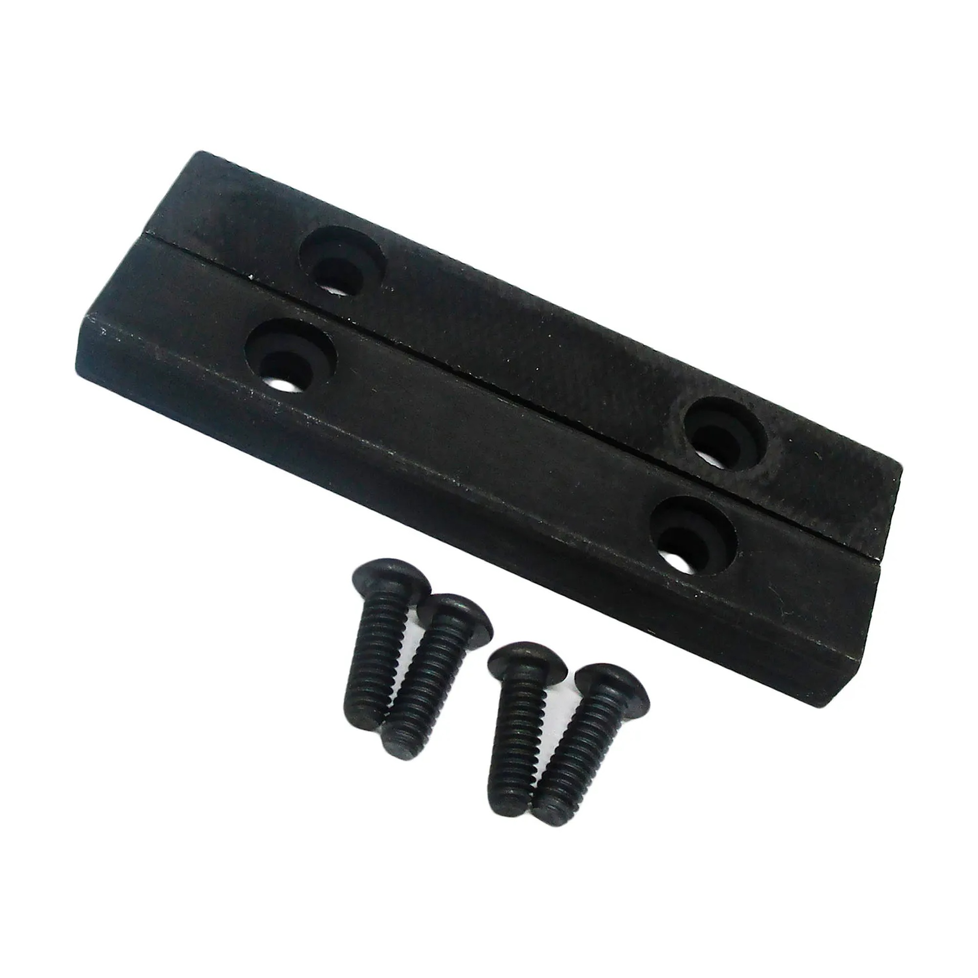 Serrated Jaw Insert Set with 4 Screws for 1745 Vise