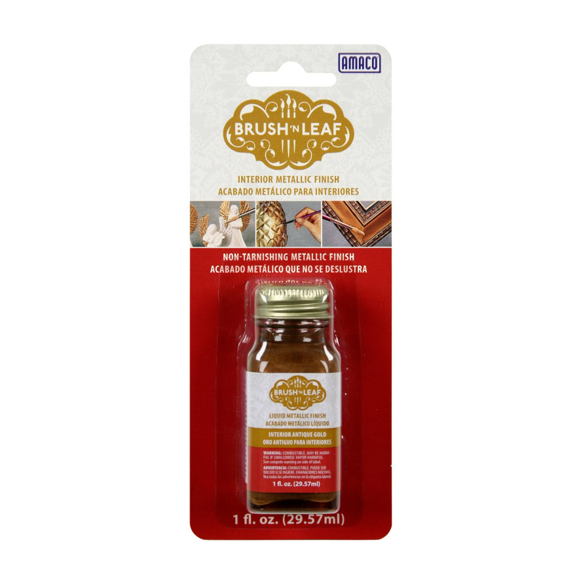 Metallic Antique Gold Interior Paint, 1 oz