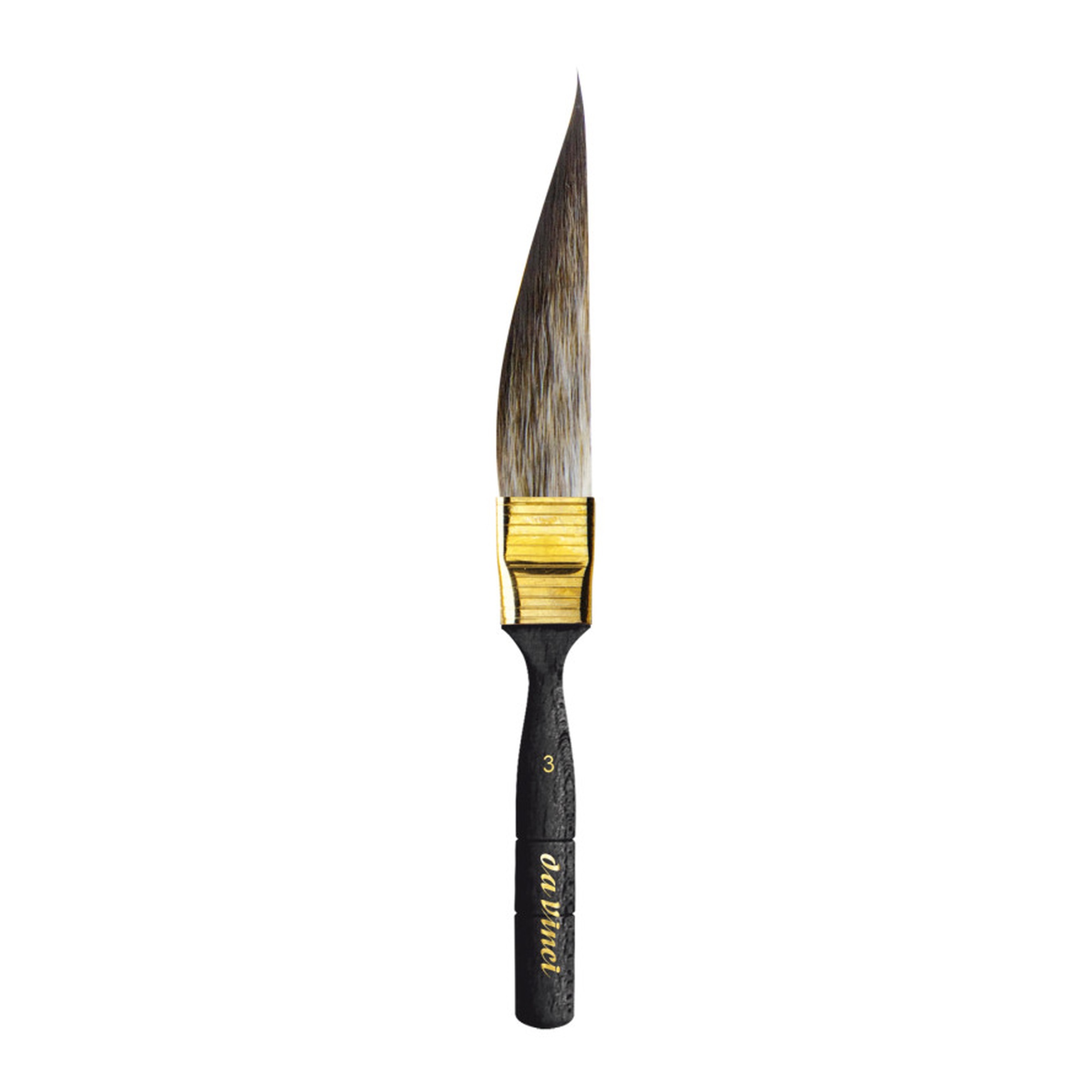 Synthetic Dagger Striper Brush with Pinstriping Handle, Size 3