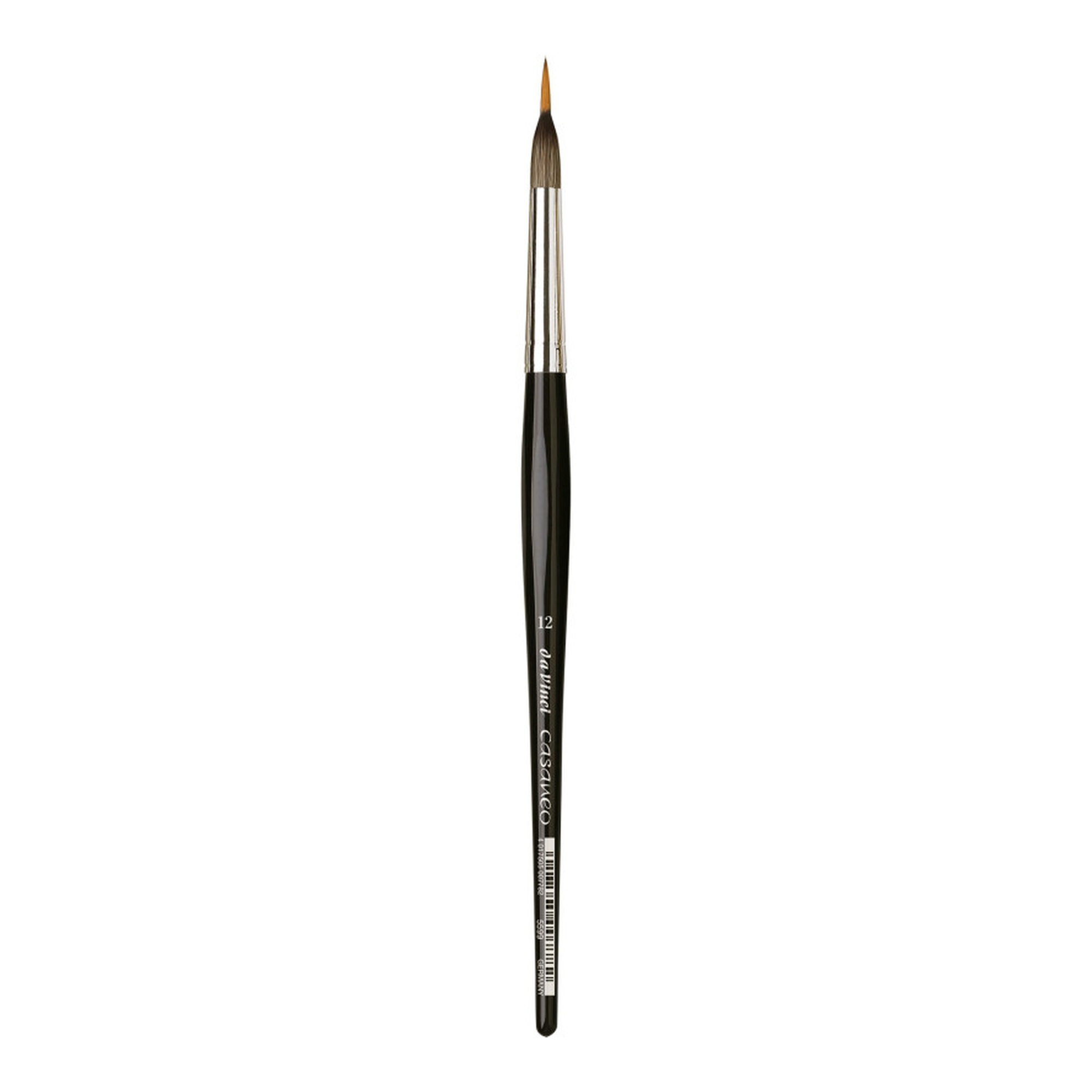 Synthetic Needle Tip Watercolor and Acrylic Brush, Size 12