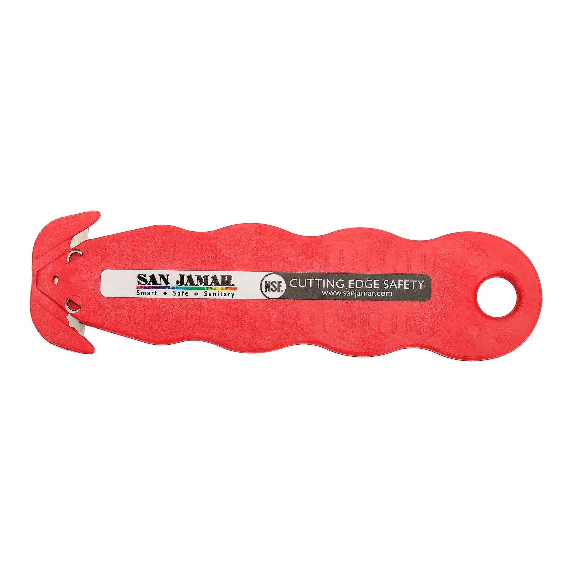 Red Recessed-Blade Box Cutter, 3-Pack