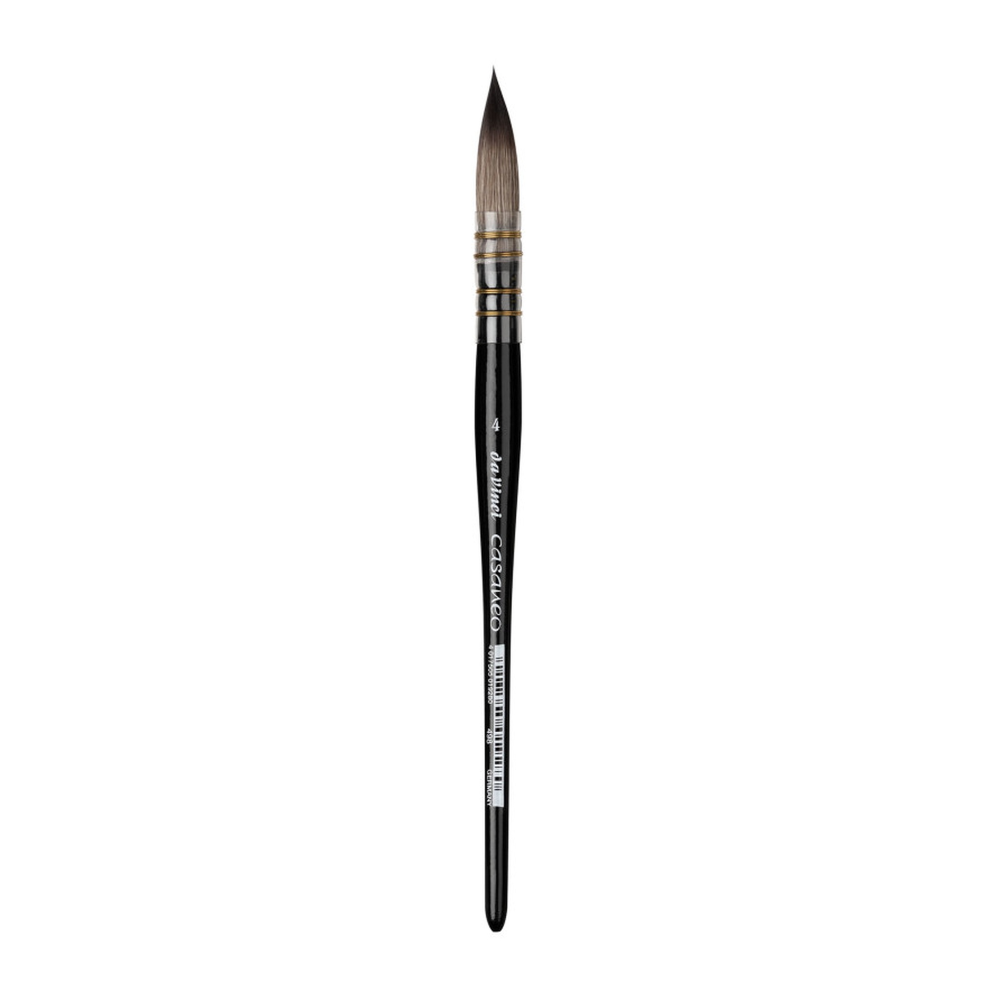 Size 4 Extra-Long Synthetic Quill Wash Watercolor Brush