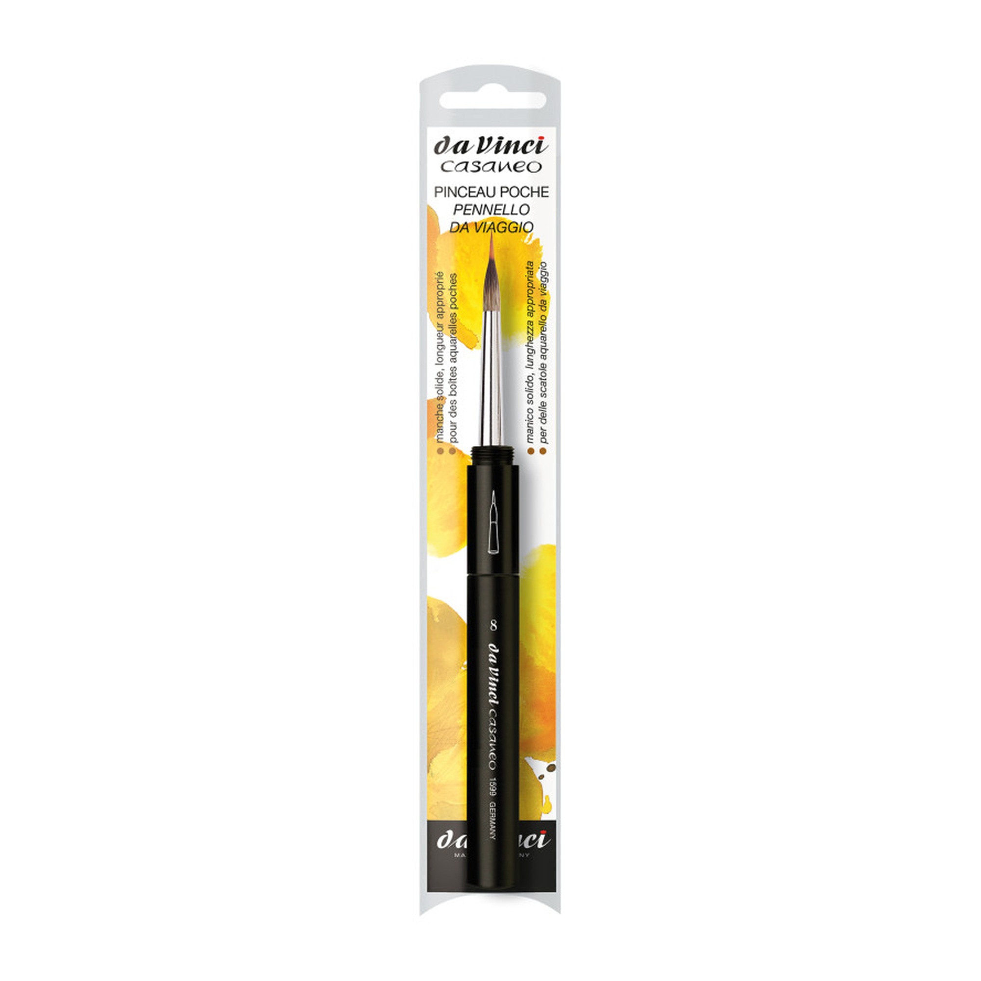 Size 8 Synthetic Travel Watercolor Brush