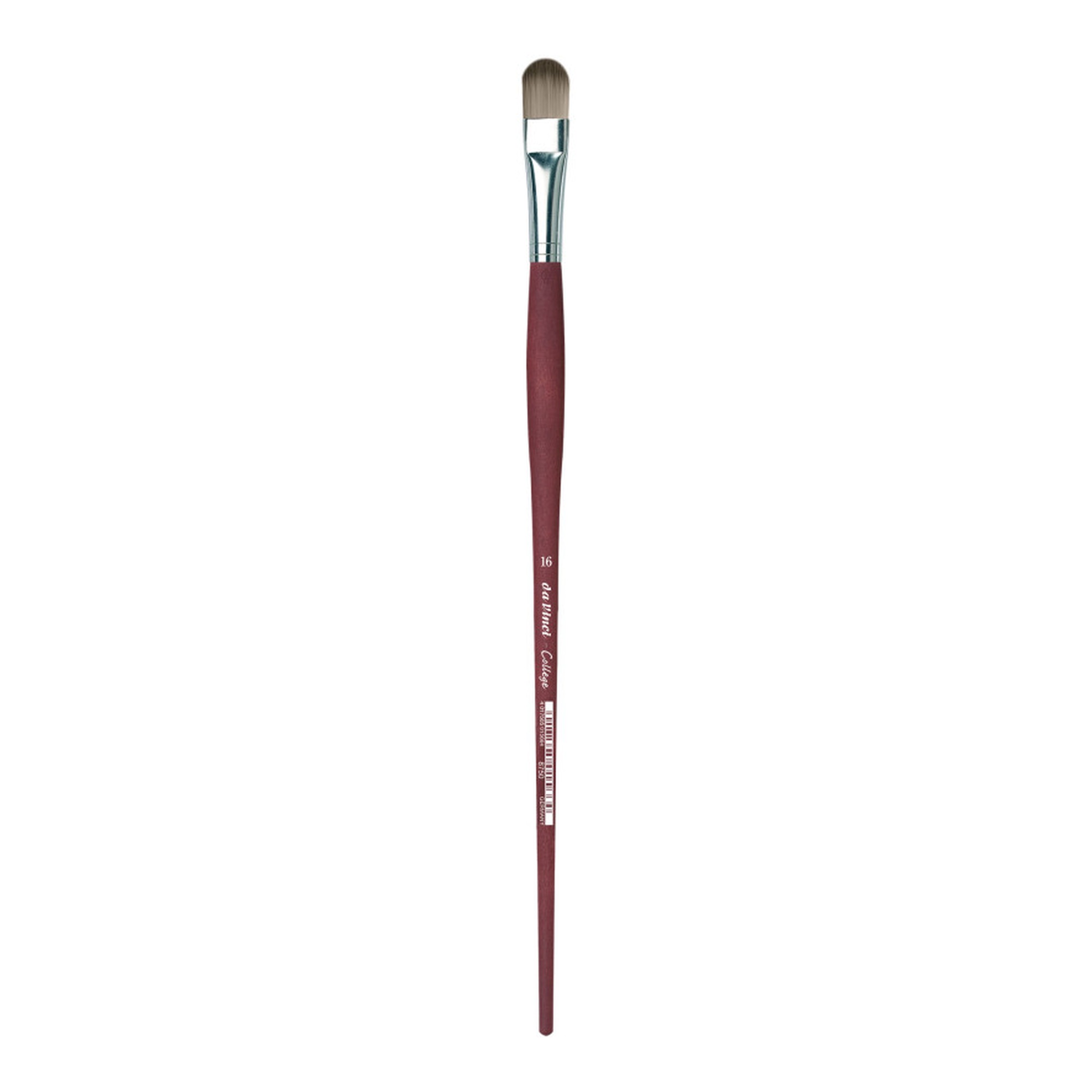 Student Synthetic Filbert Brush for Acrylic and Oil, Size 16