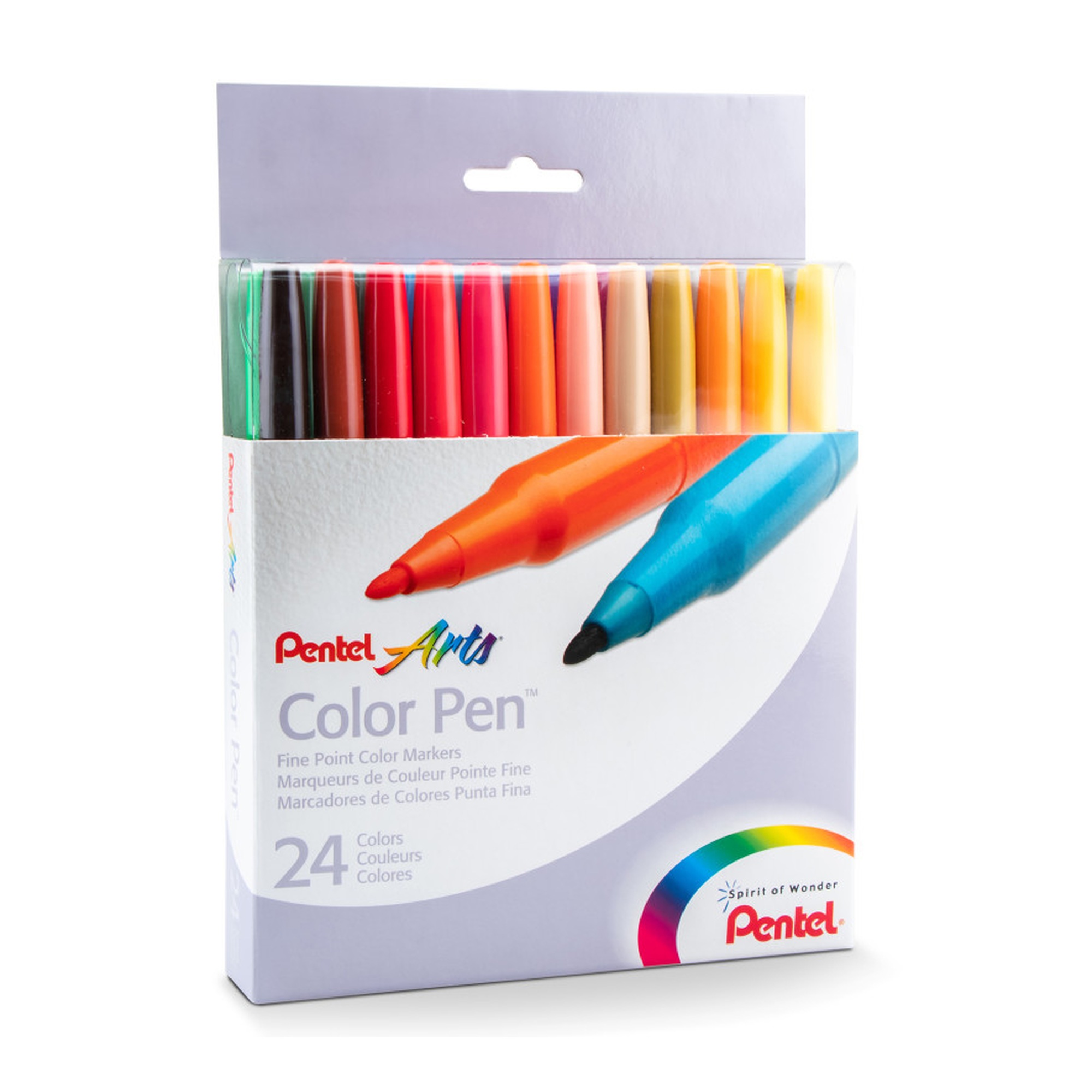 24-Color Fine Point Fiber-Tip Pen Set