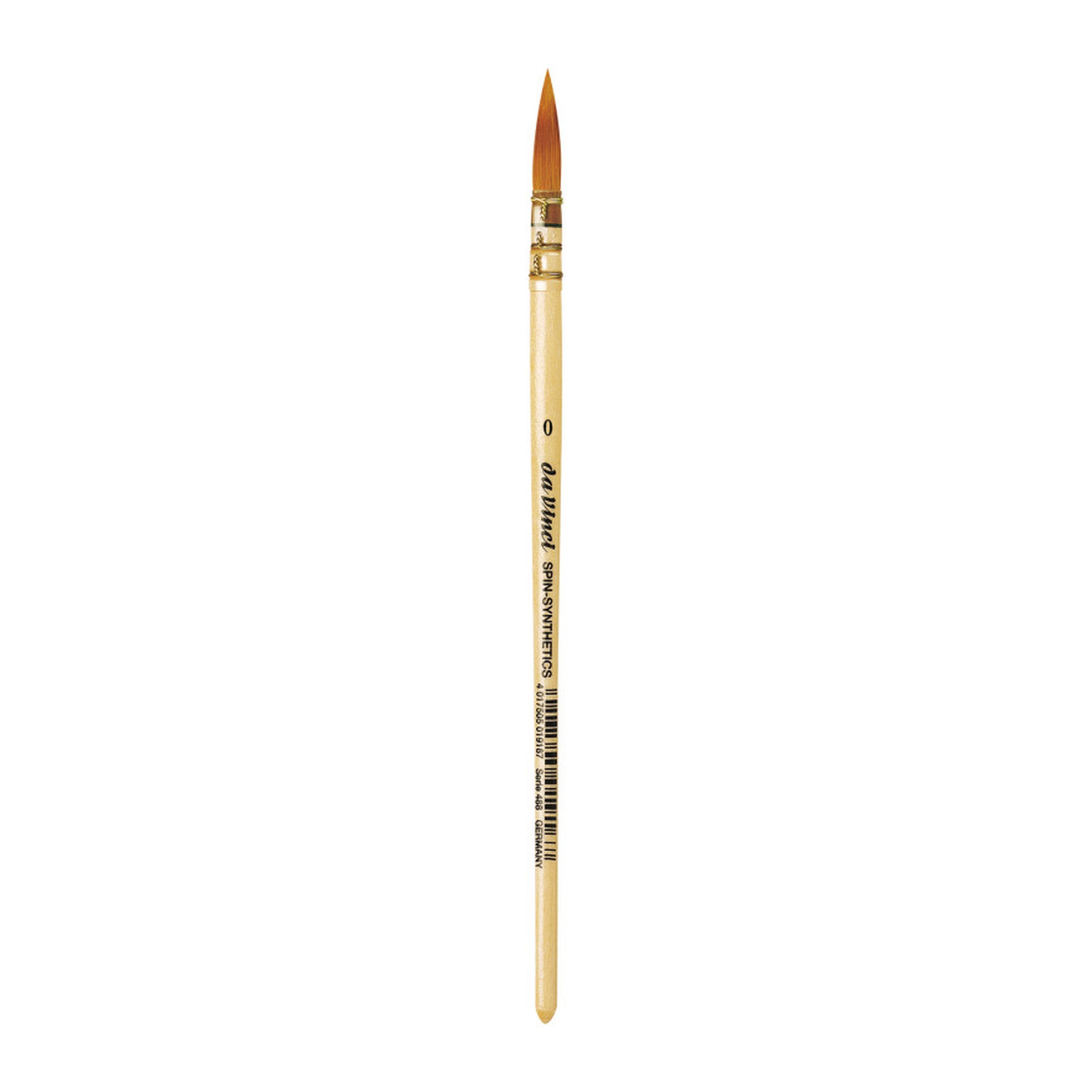Size 0 Round Synthetic Quill Brush for Watercolor and Ink