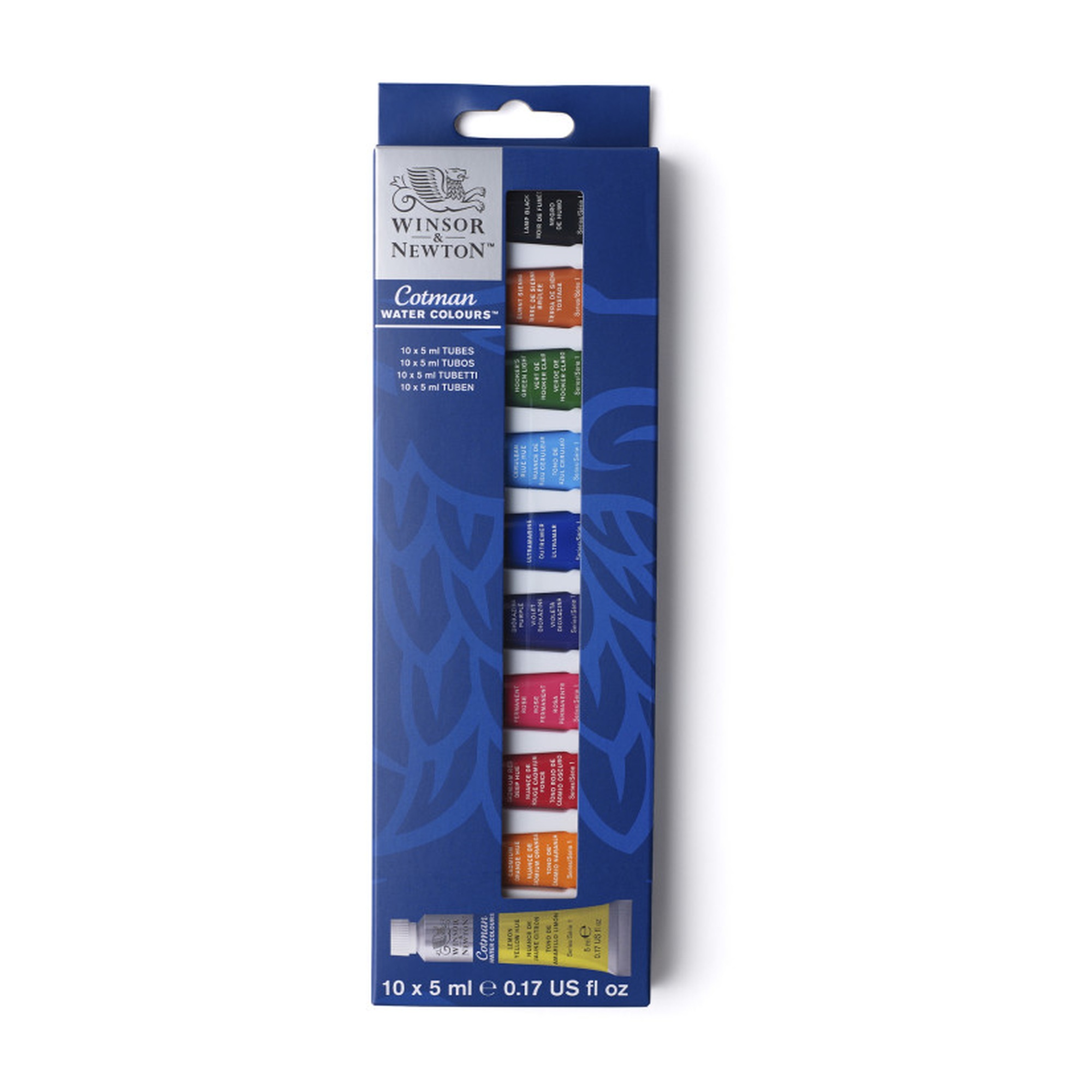 Cotman Watercolor Tube Set, 10 Colors, 5 mL Tubes