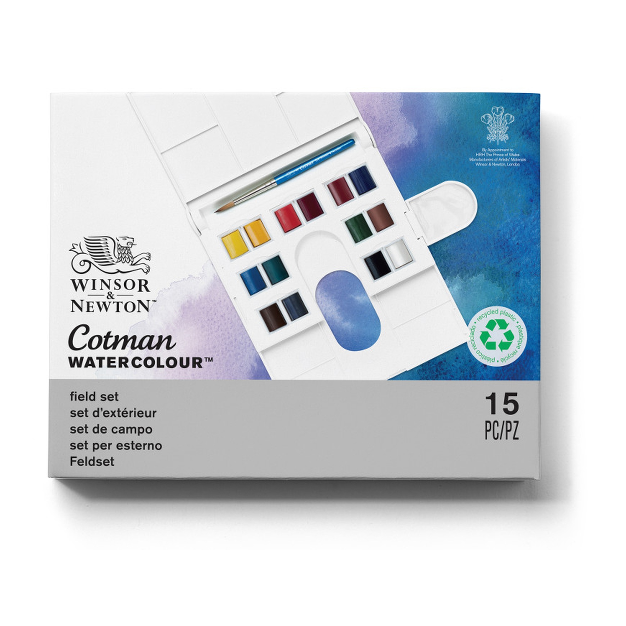 14-Color Watercolor Field Set