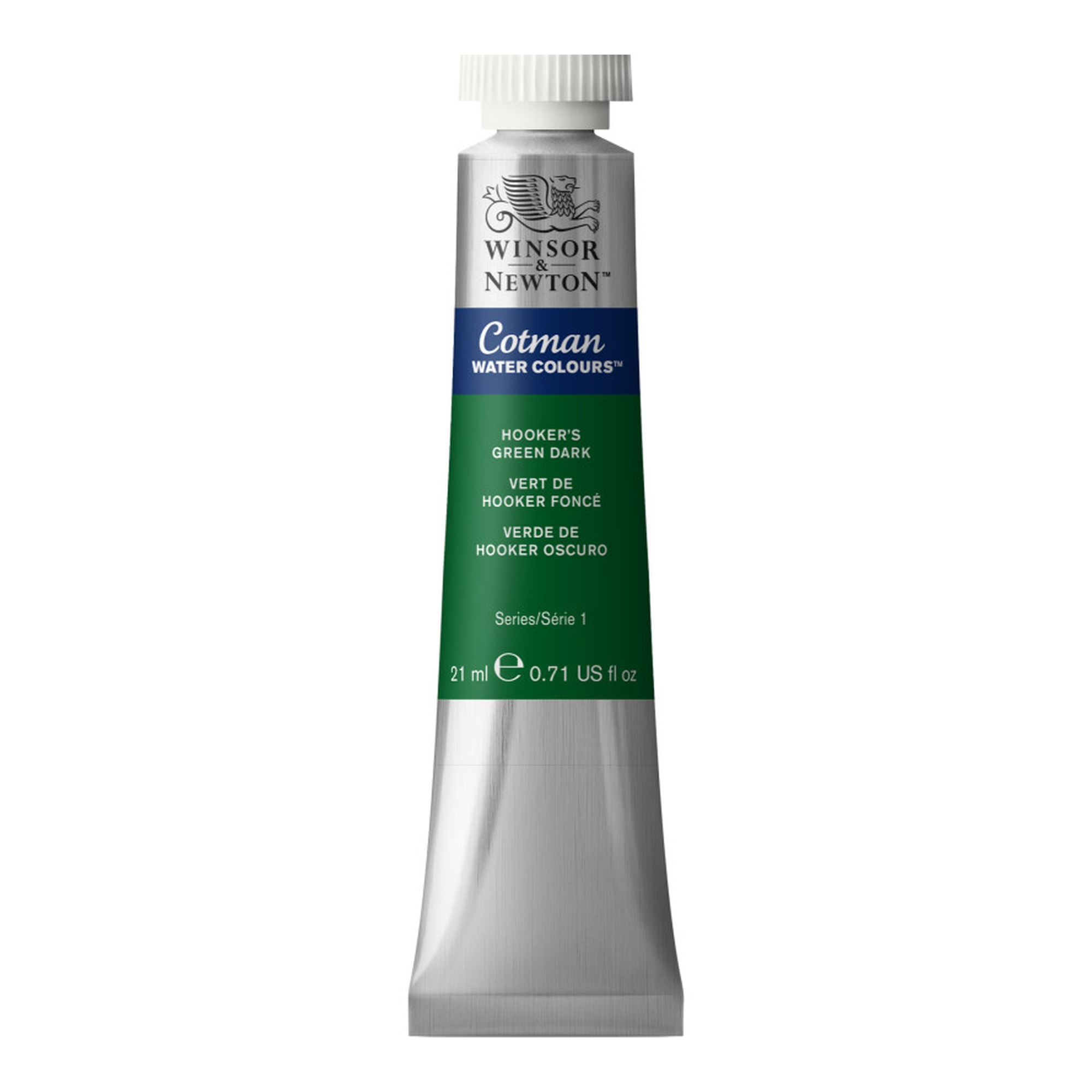 Hooker’s Green Dark Watercolor Paint, 21 mL Tube
