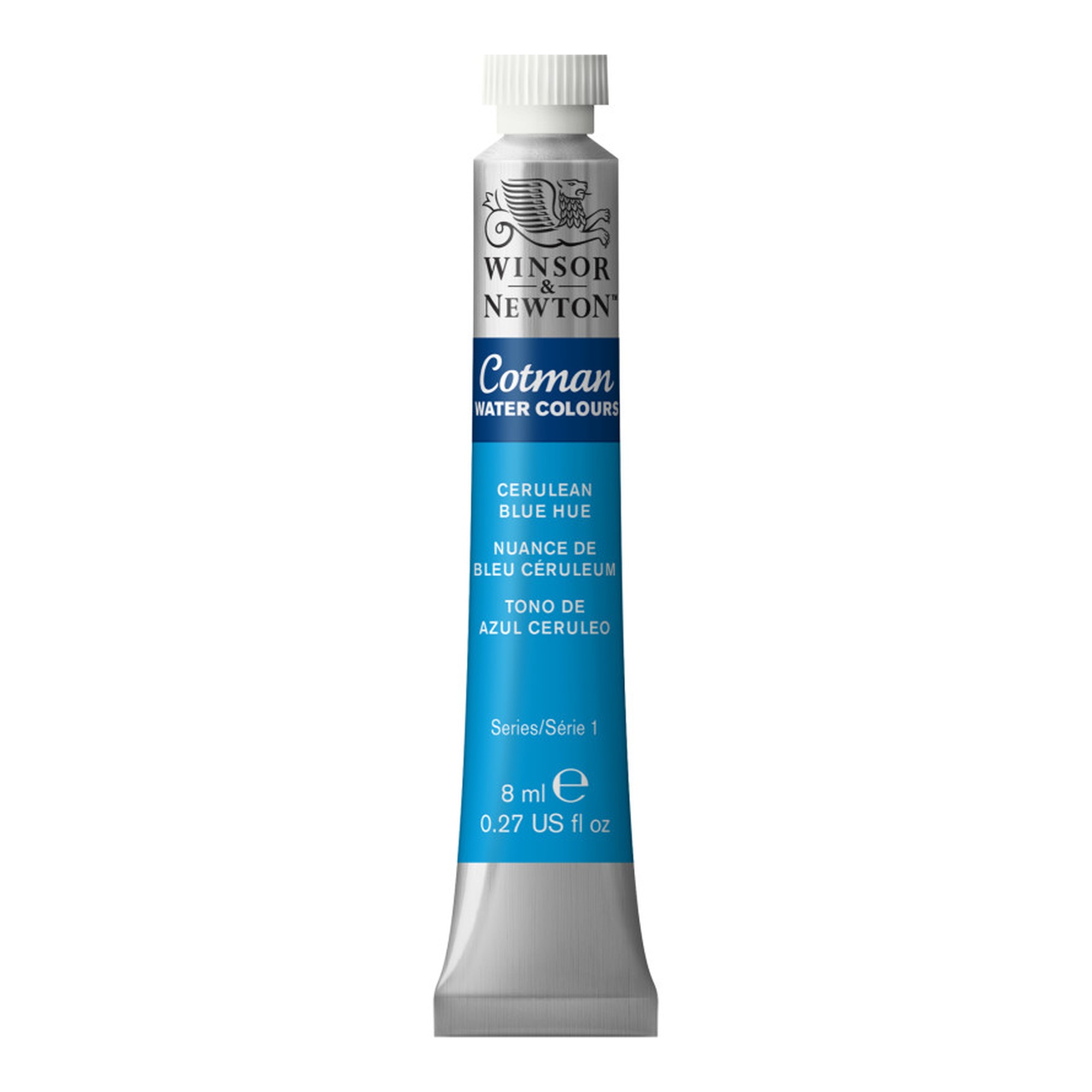 Cerulean Blue Hue Watercolor Paint, 8 mL Tube