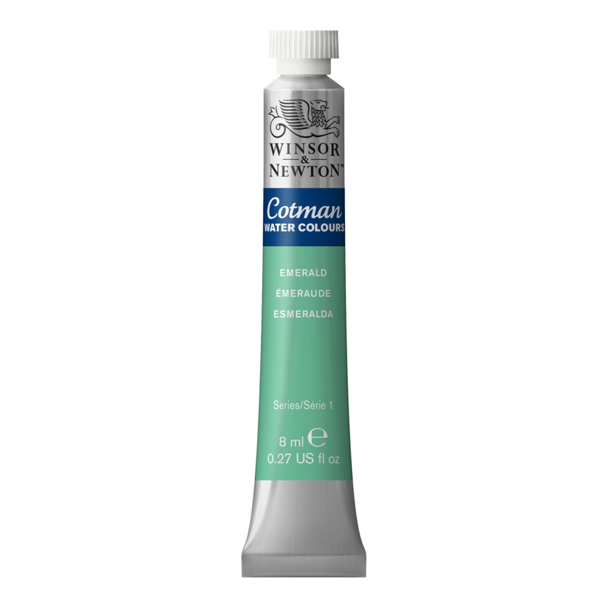 Cotman Emerald Watercolor Paint Tube, 8 mL