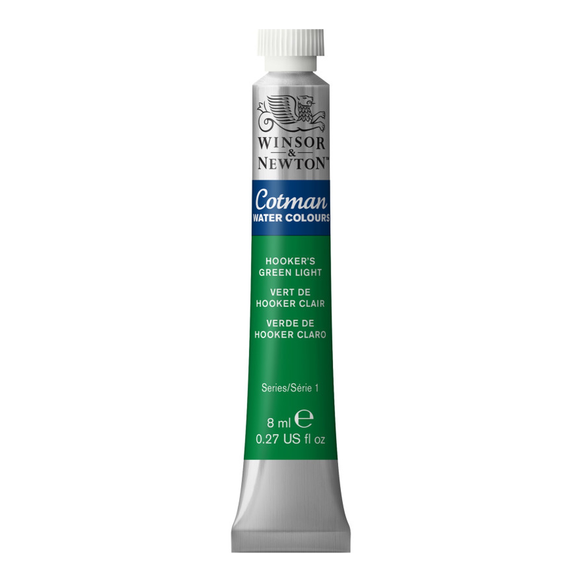 Cotman Watercolor Paint Tube, Hooker’s Green Light, 8 mL