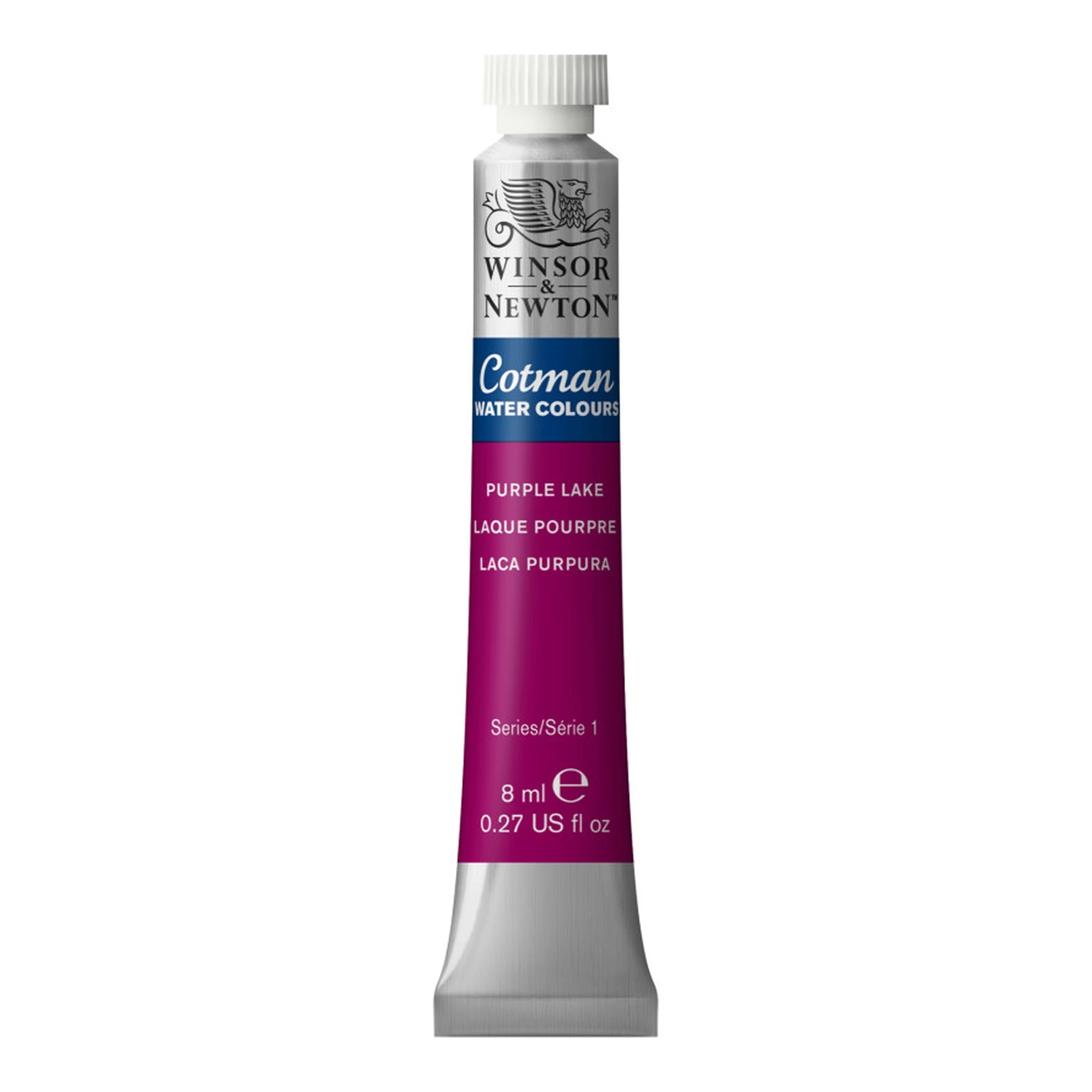 Purple Lake Watercolor Paint Tube, 8 mL
