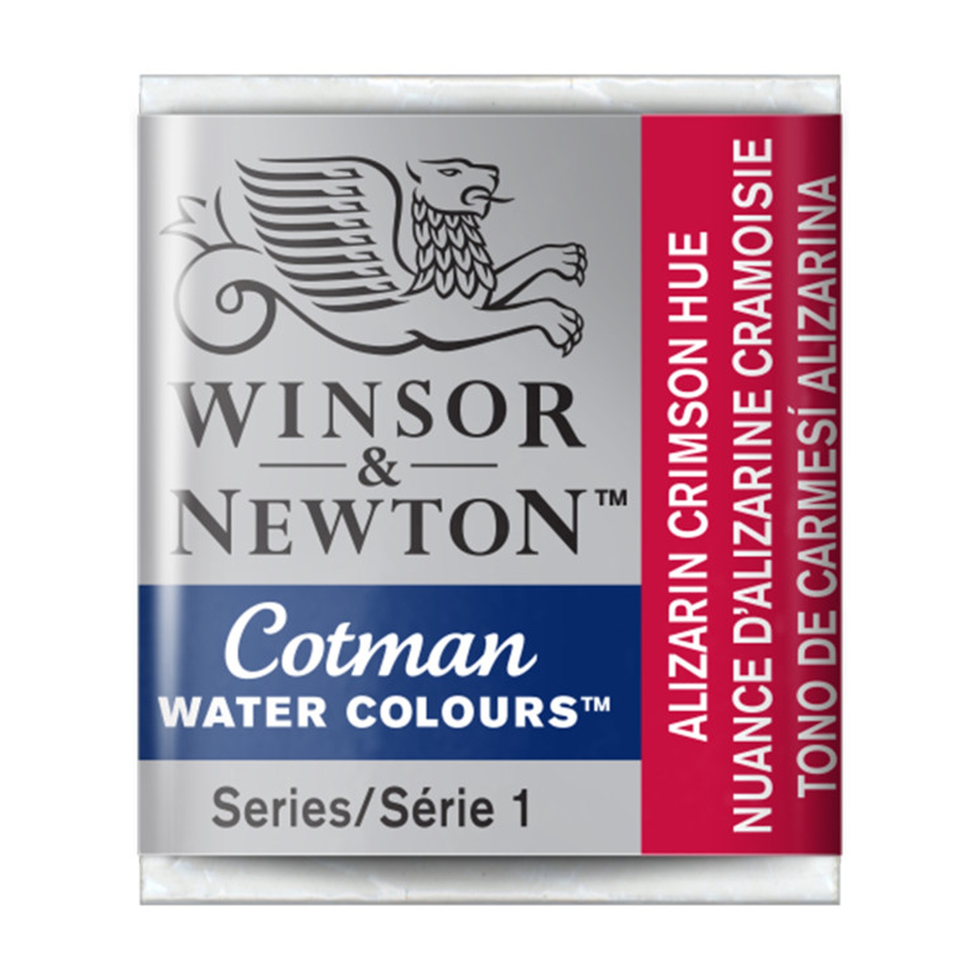 Alizarin Crimson Hue Watercolor Paint Half Pan