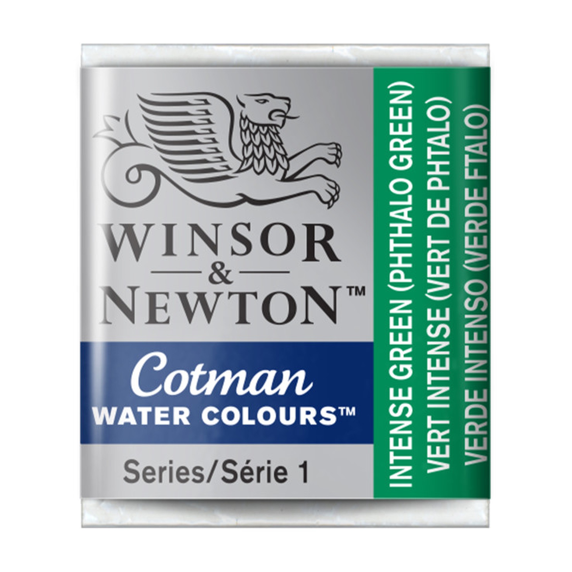 Intense Green Half Pan Watercolor Paint