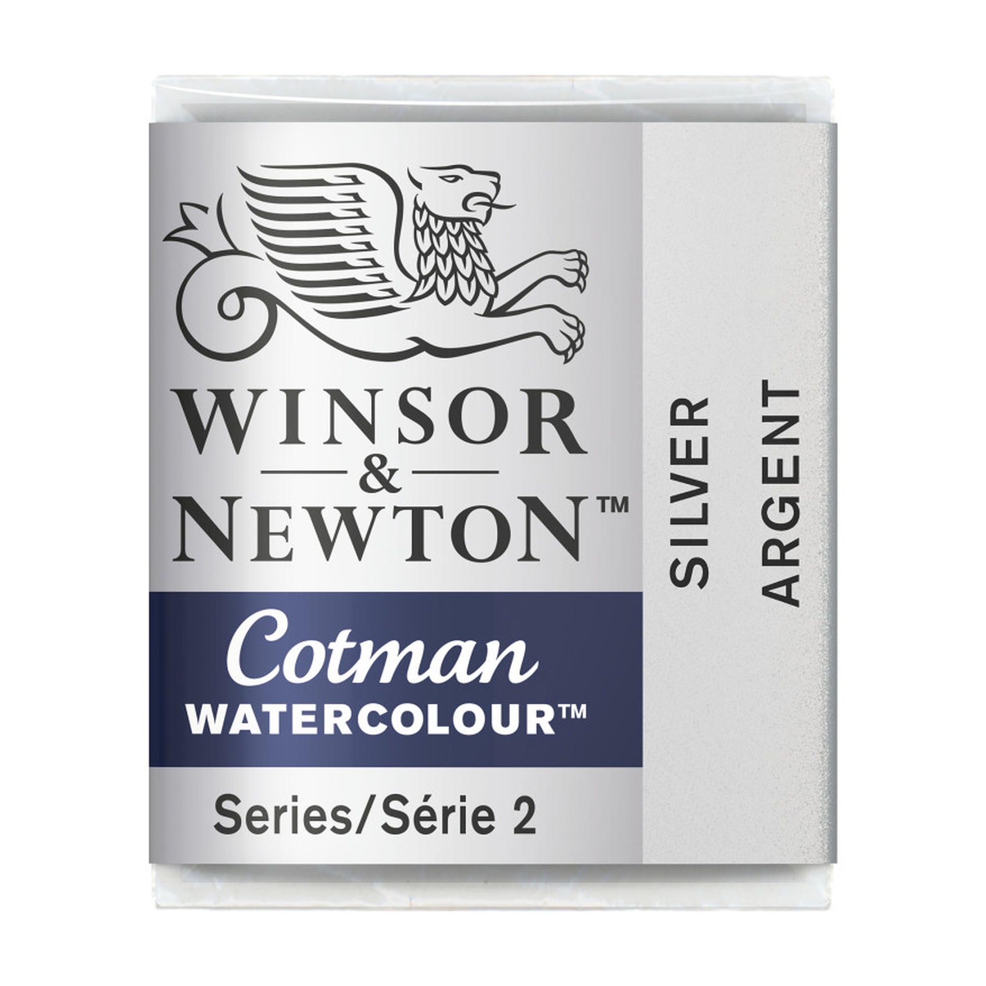 Silver Half Pan Watercolor Paint