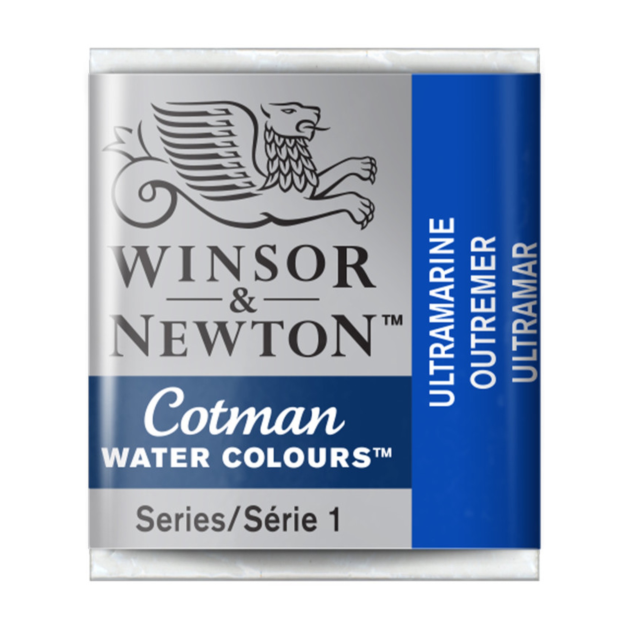 Ultramarine Watercolor Paint Half Pan