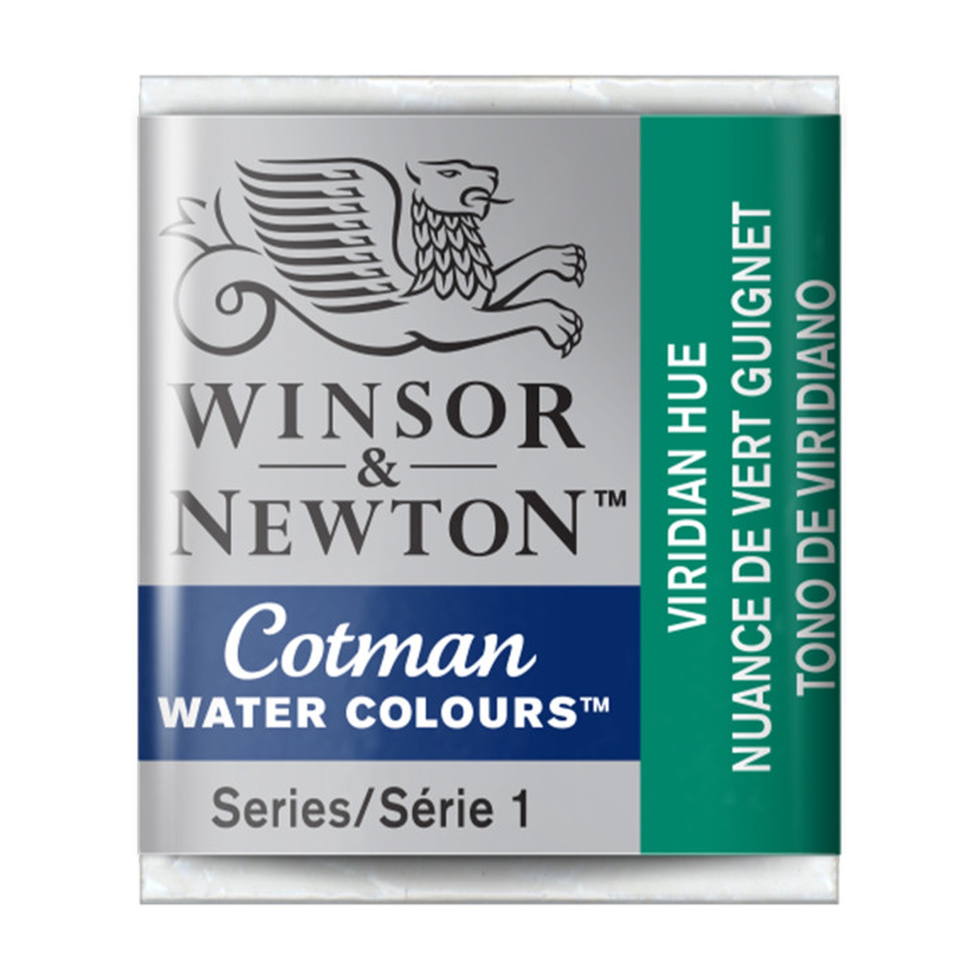 Viridian Hue Watercolor Half Pan