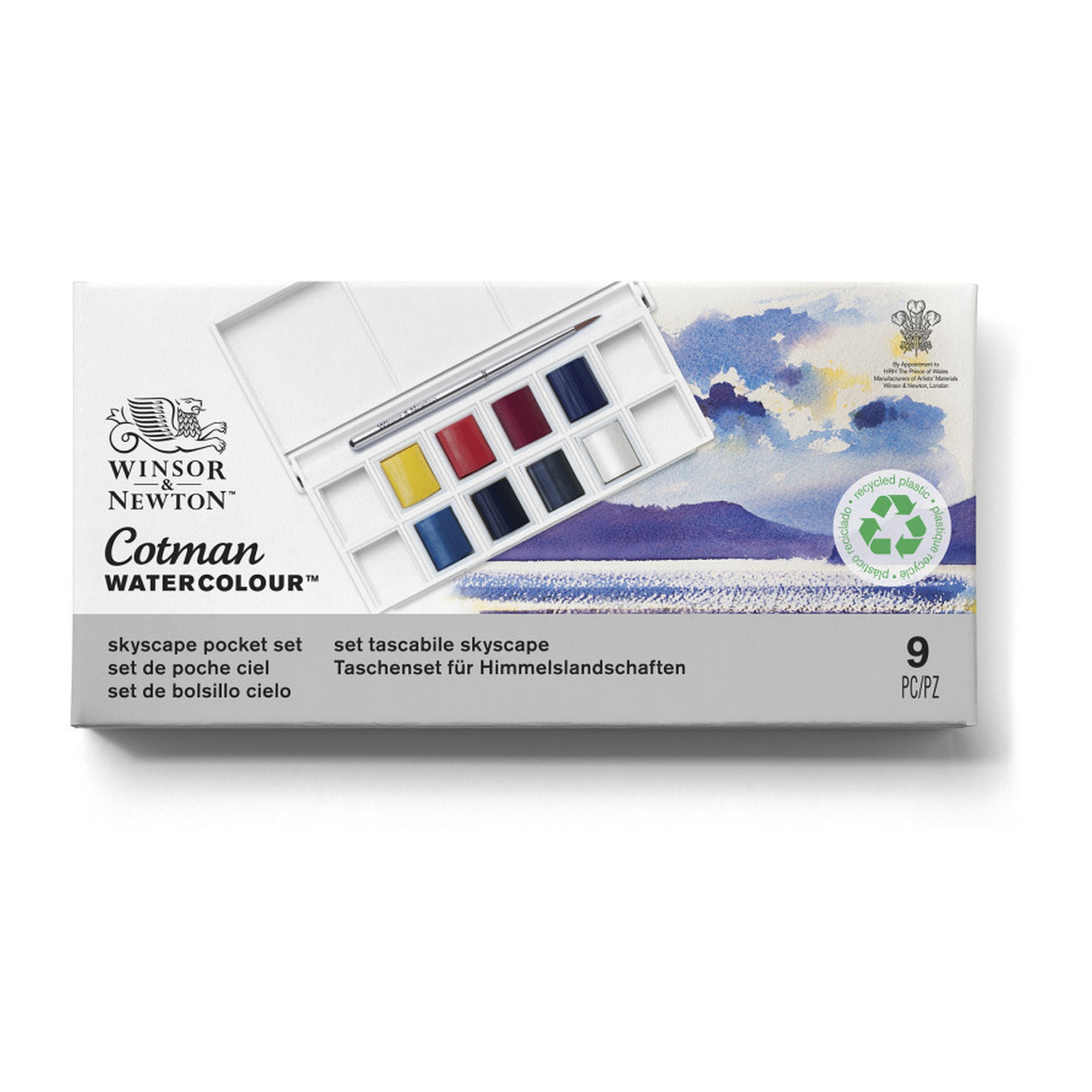 Skyscape Pocket Watercolor Set, 8 Colors