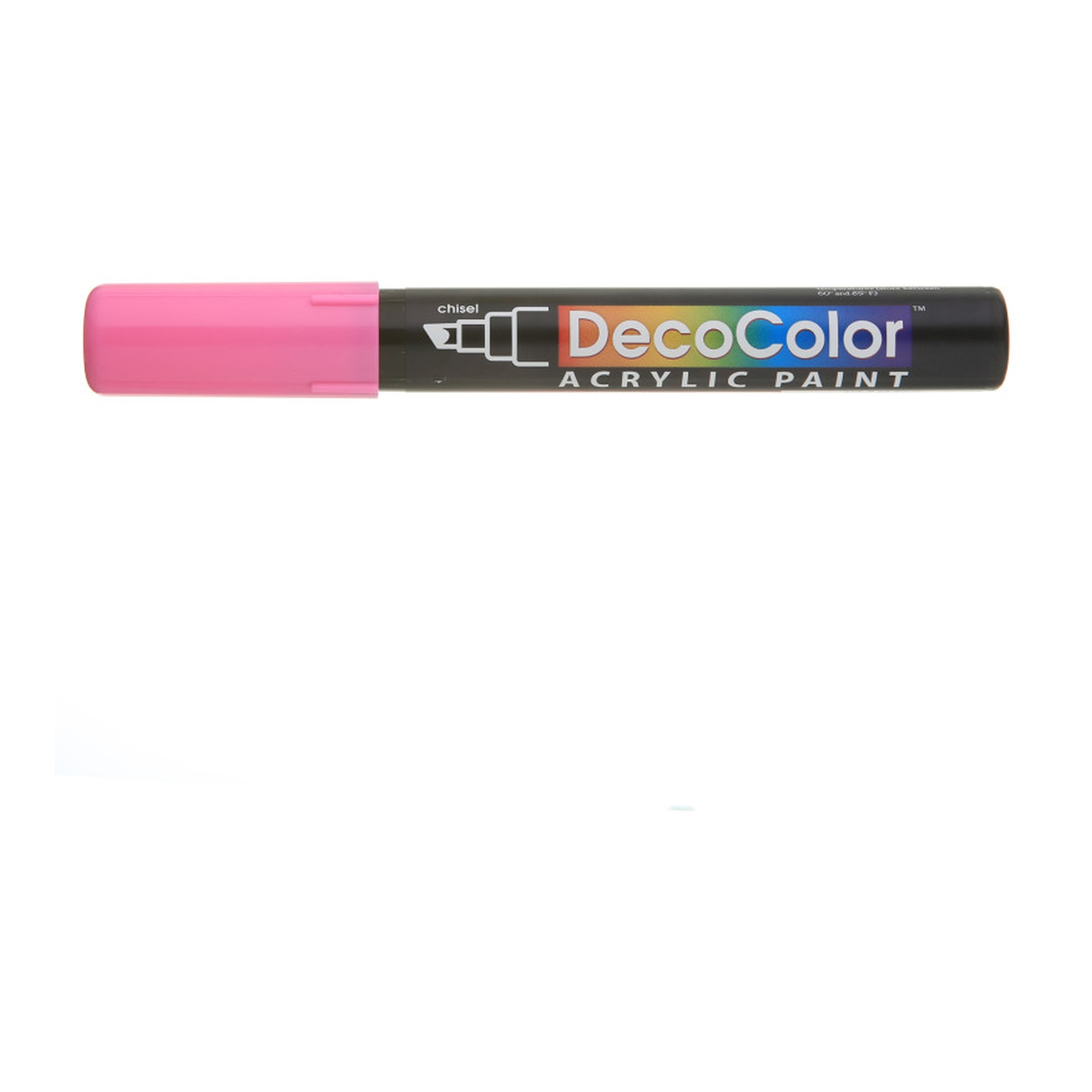 Pink Acrylic Paint Marker with Chisel Tip
