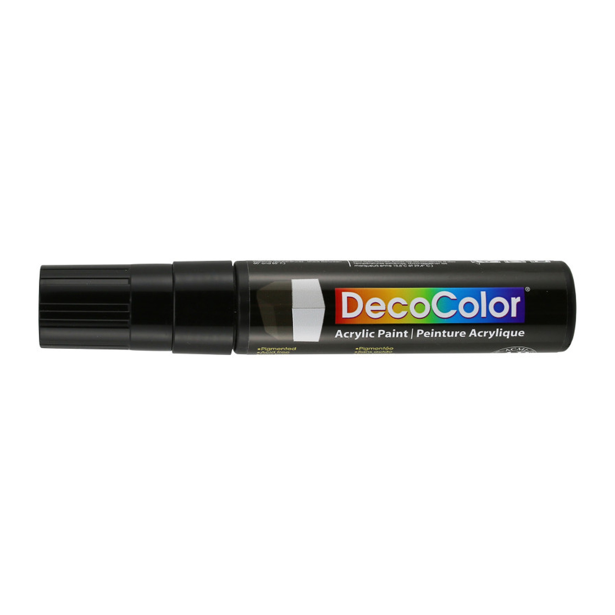 Black Acrylic Paint Marker with 15 mm Wedge Tip