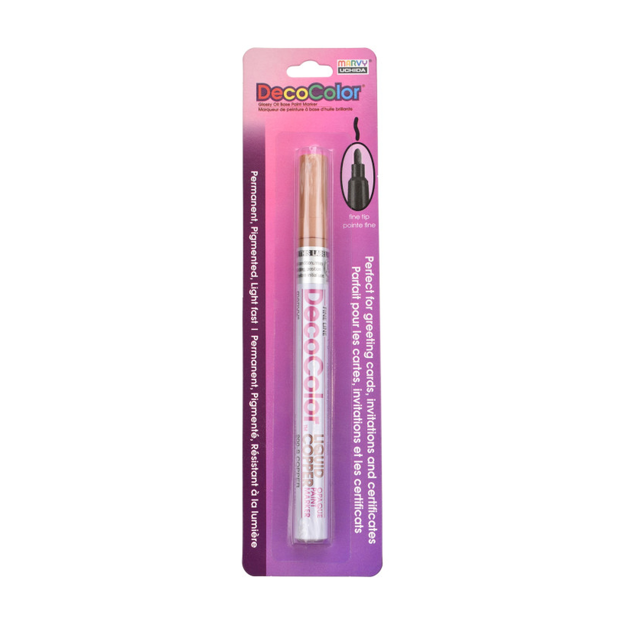 Copper Fine Tip Permanent Paint Marker
