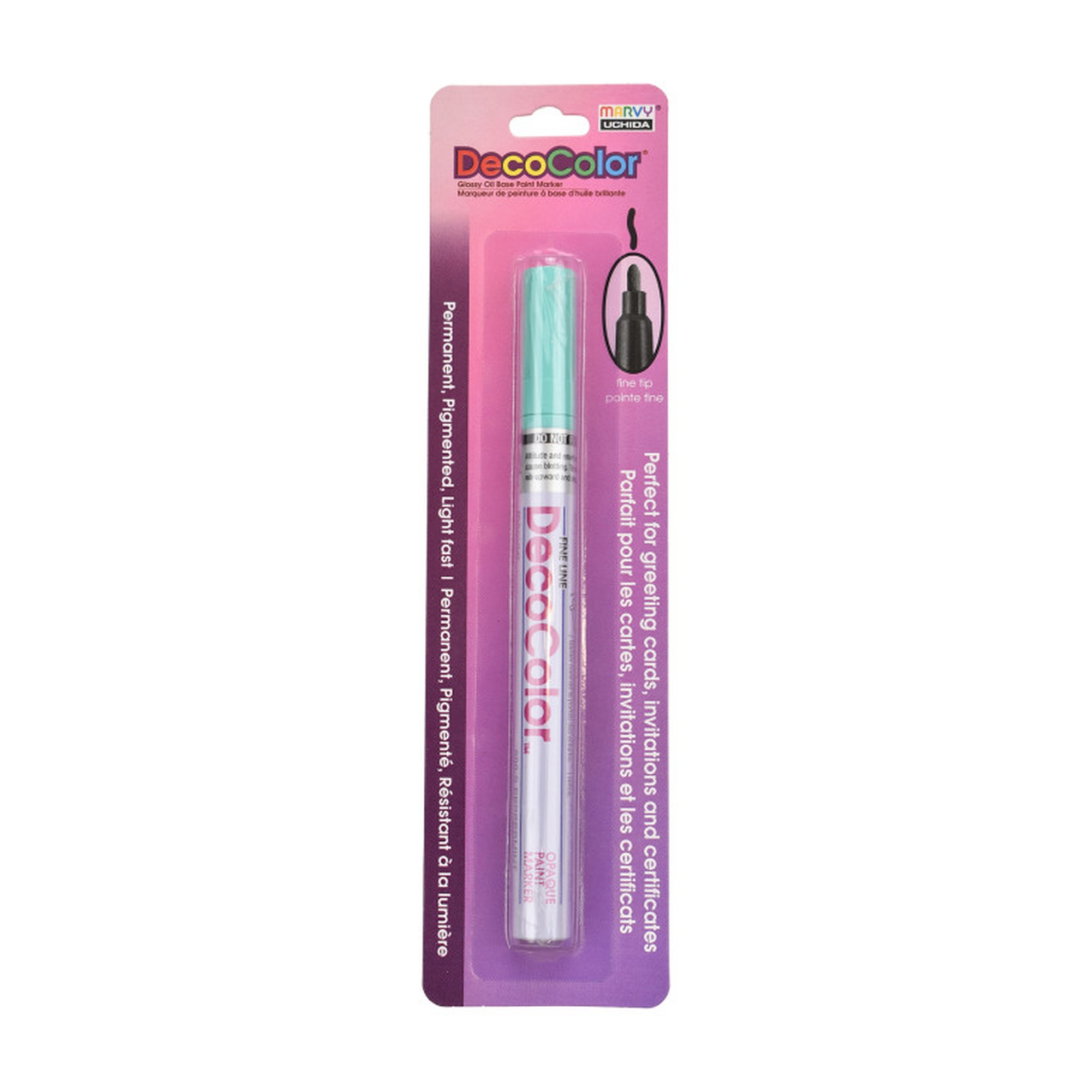 Fine Tip Peppermint Permanent Paint Marker