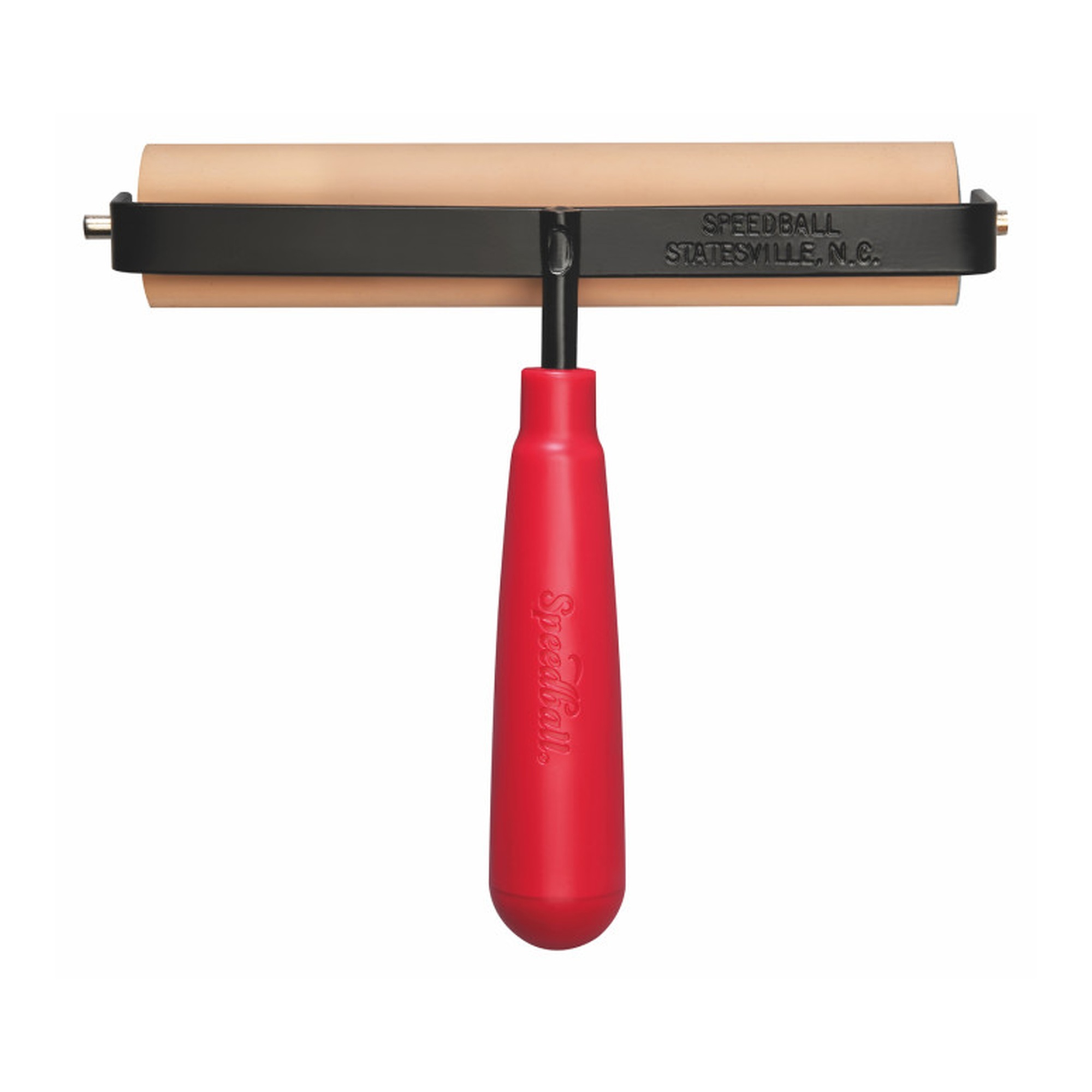 Deluxe Soft Rubber Brayer with Wire Frame, 6 in.