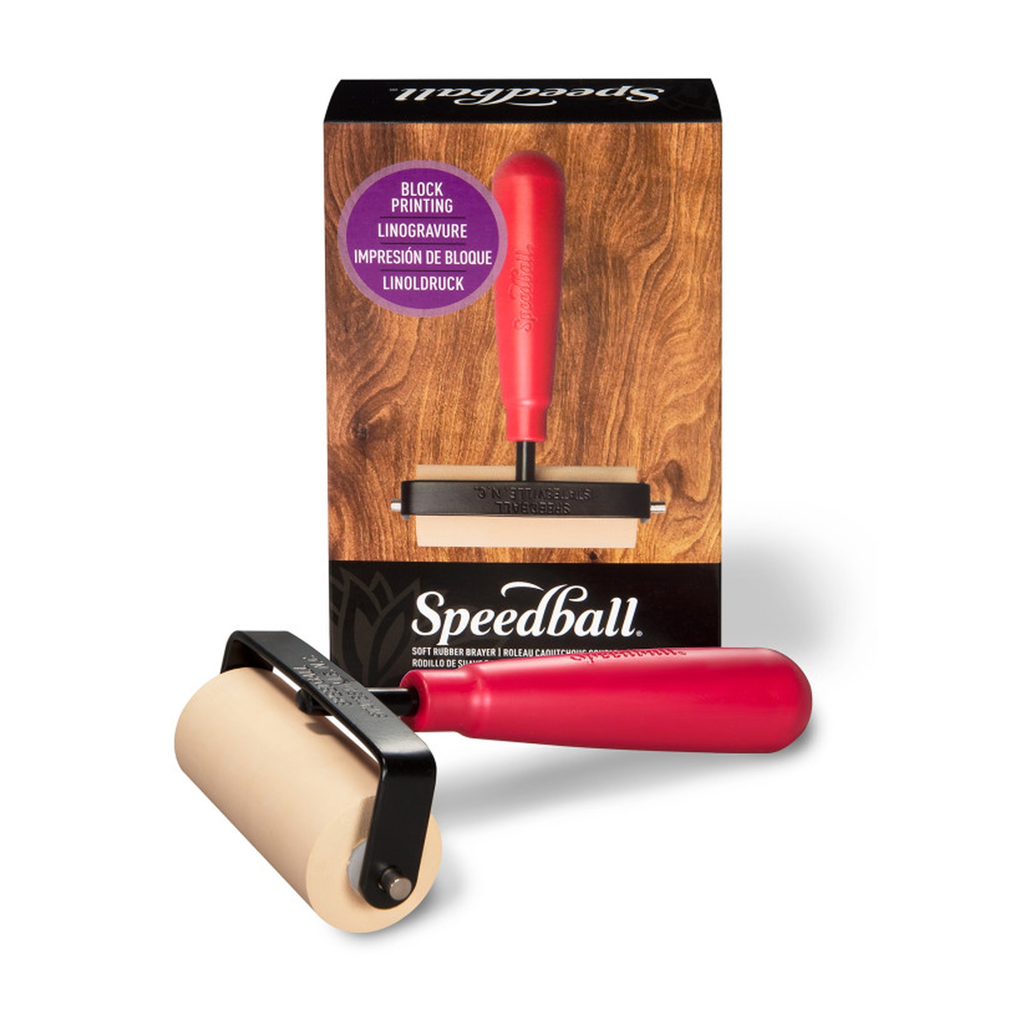 Deluxe Soft Rubber Brayer, 3 in