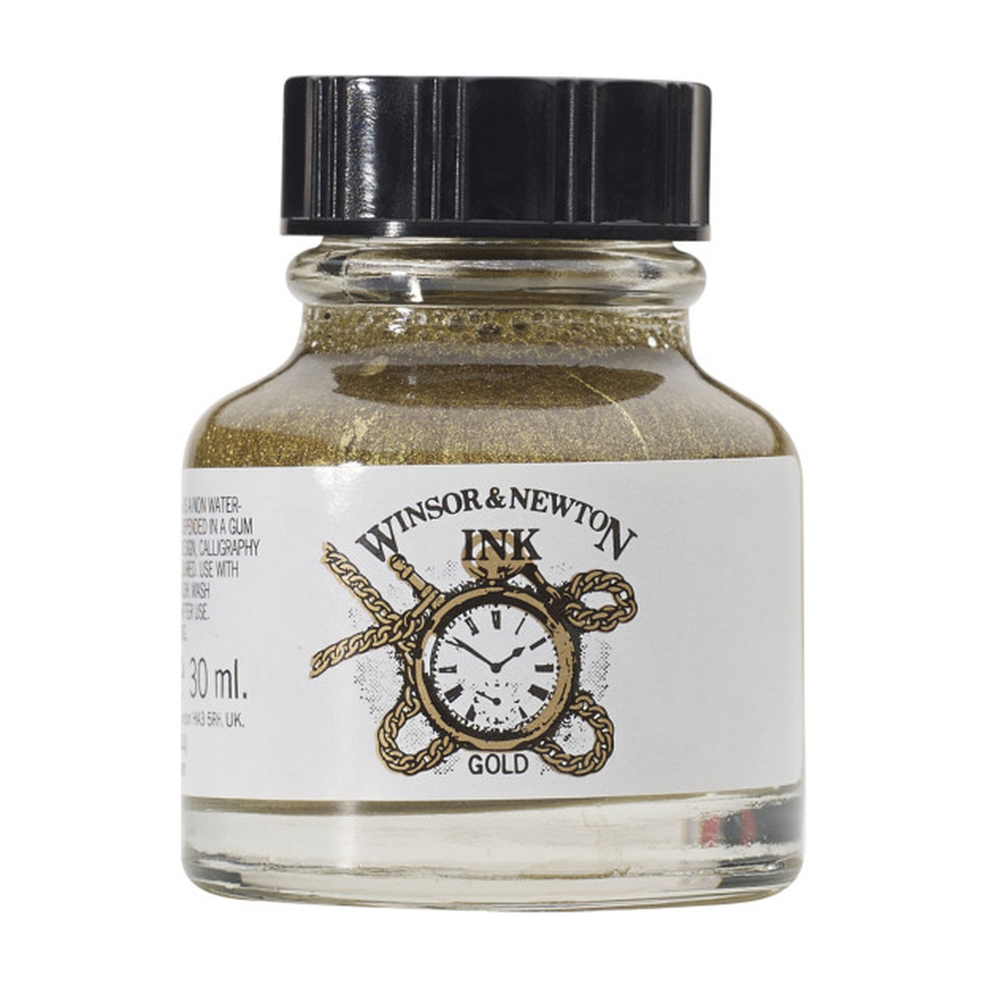 Gold Drawing Ink, 30 mL Bottle