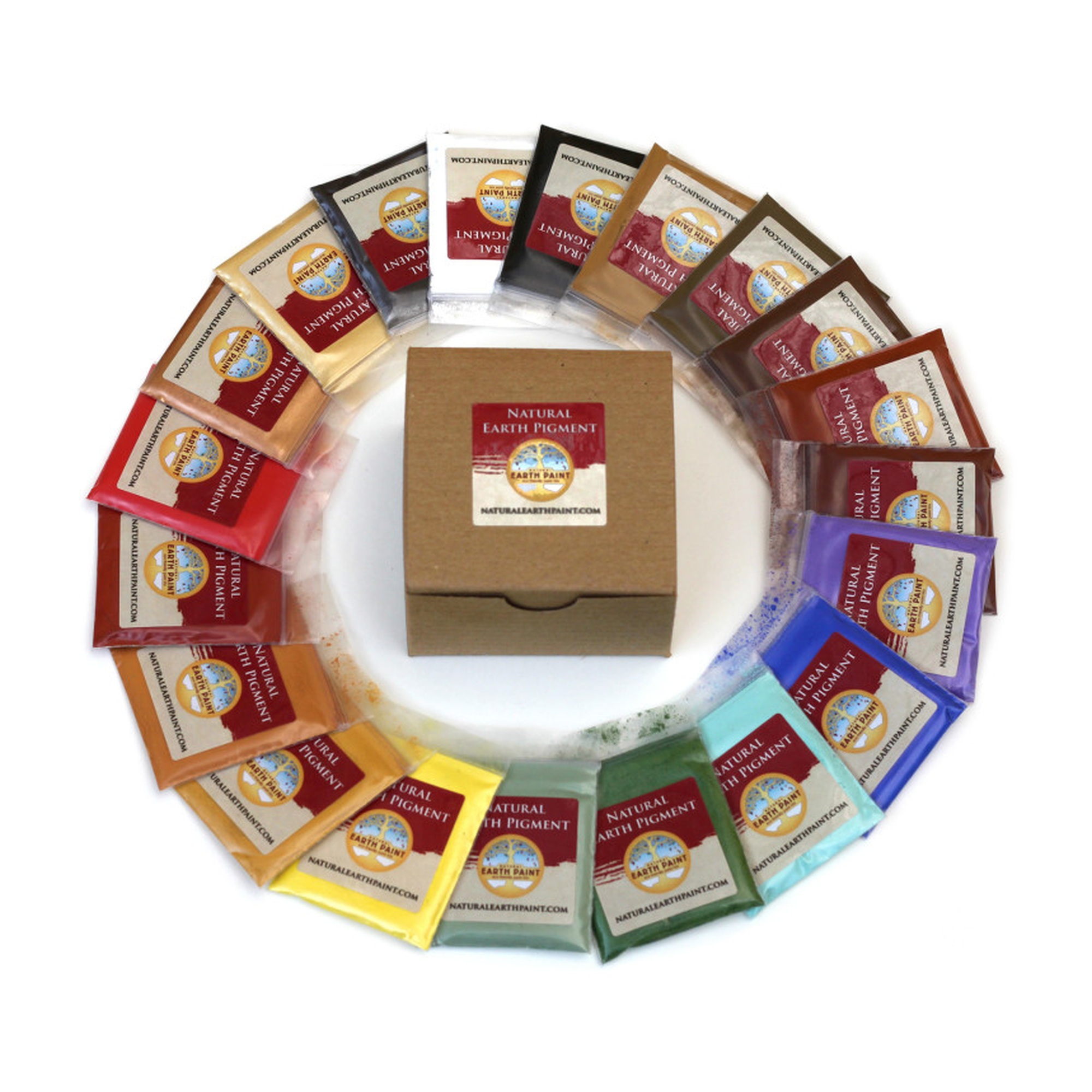 Earth & Mineral Pigment Sample Pack, 20 Colors