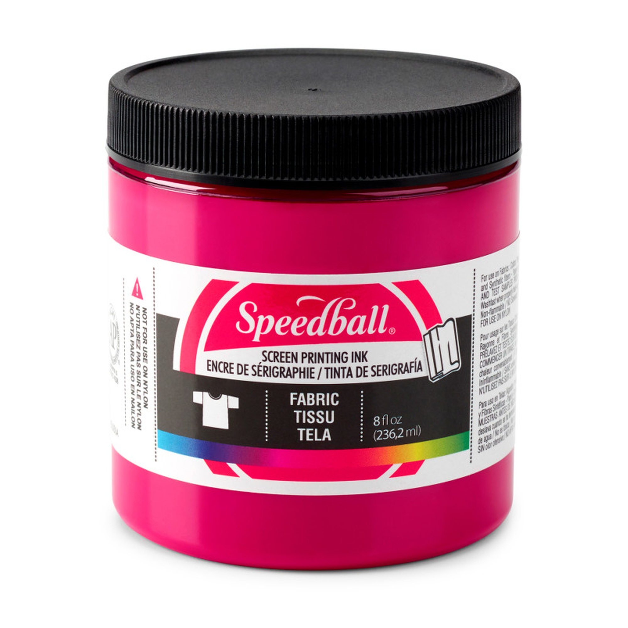 Process Magenta Fabric Screen Printing Ink, 8 oz