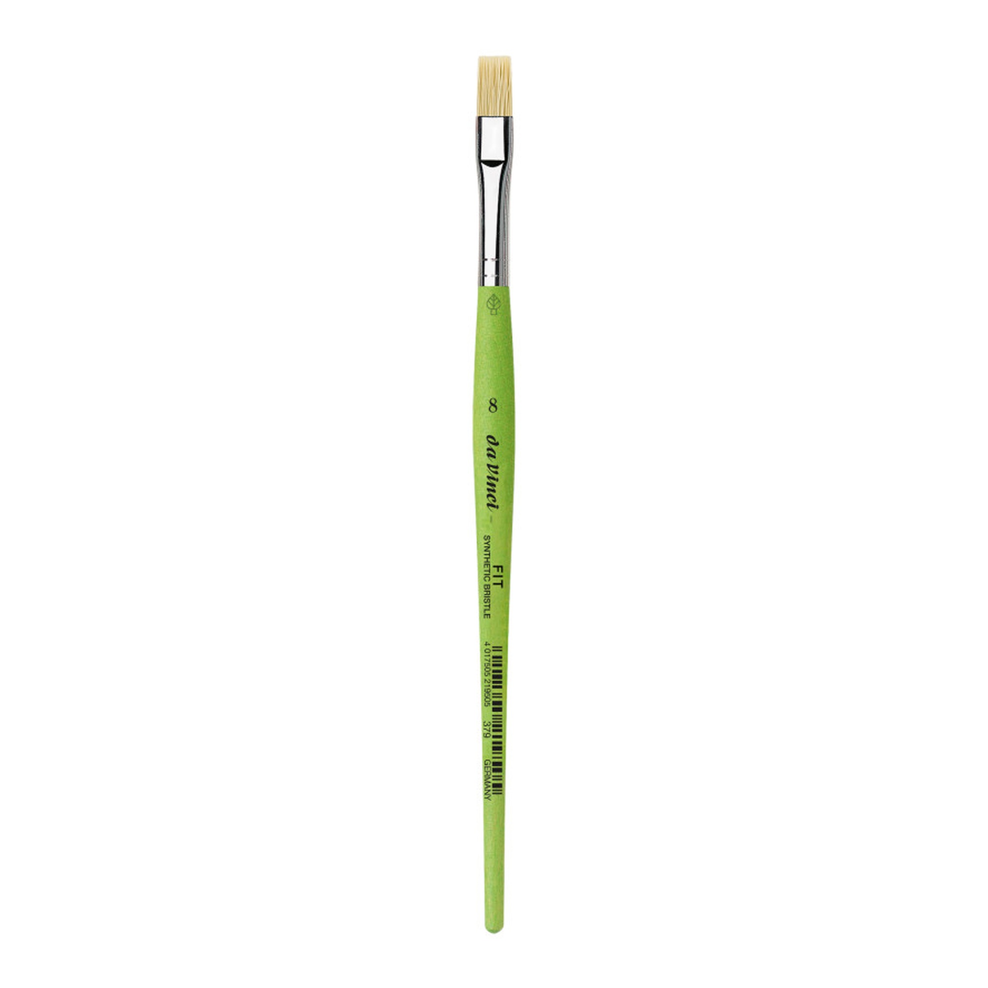 Size 8 Flat Synthetic Brush for Acrylic and Oil