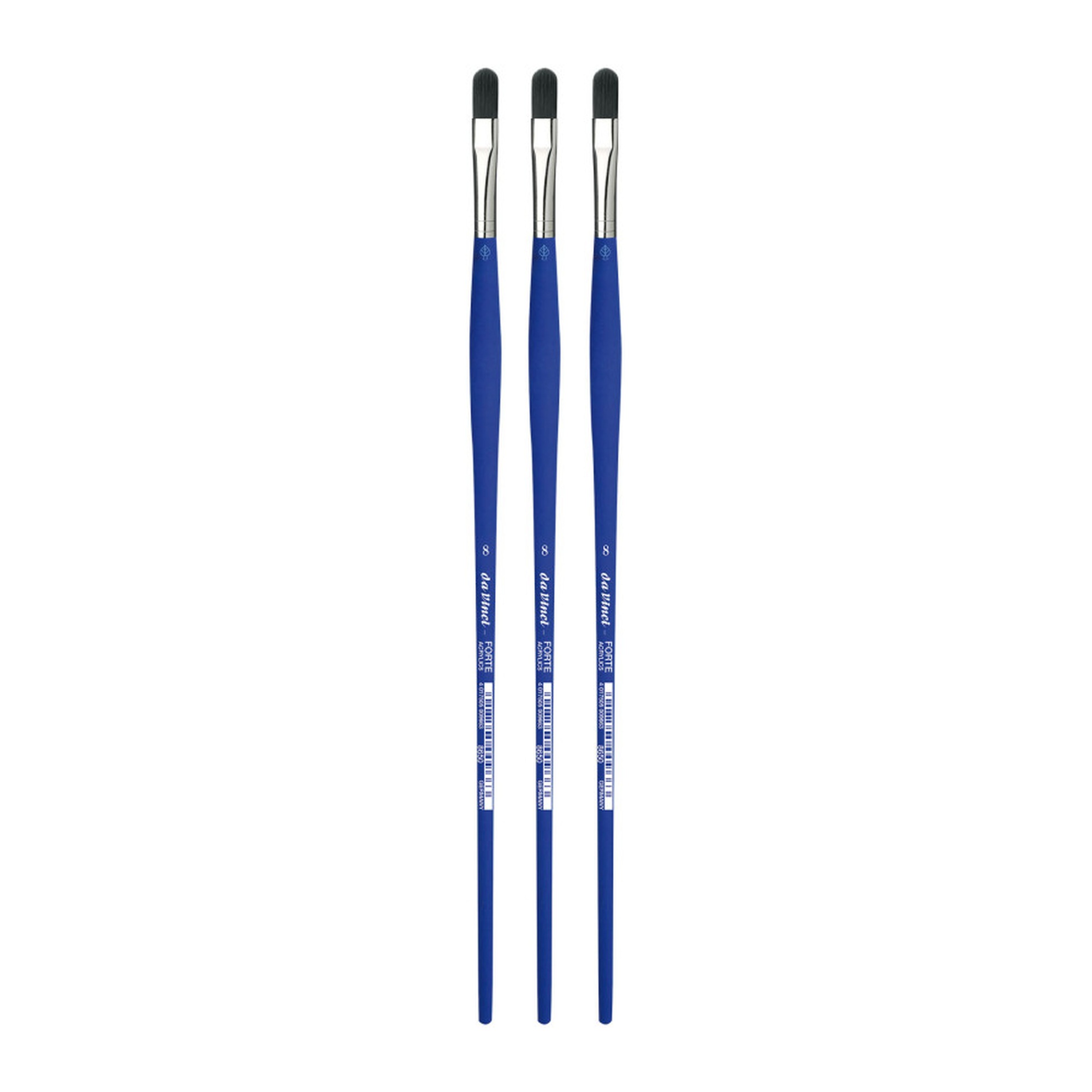 Student Filbert Brush, Size 8, Pack of 3