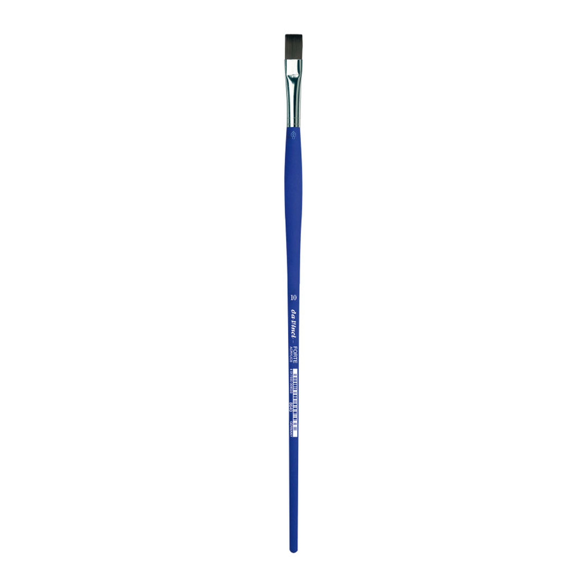 Size 10 Flat Synthetic Student Brush for Acrylic and Oil Paint