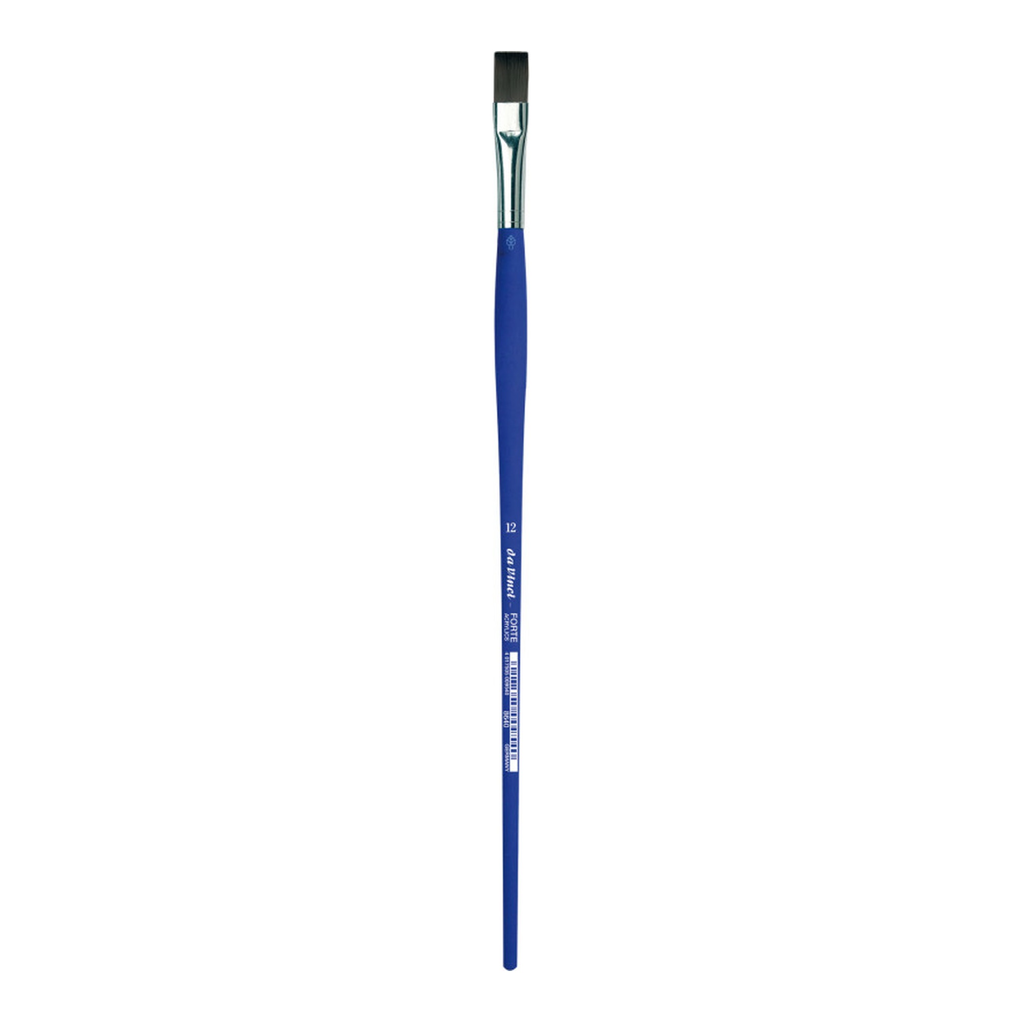 Student Flat Synthetic Acrylic & Oil Paint Brush, Size 12