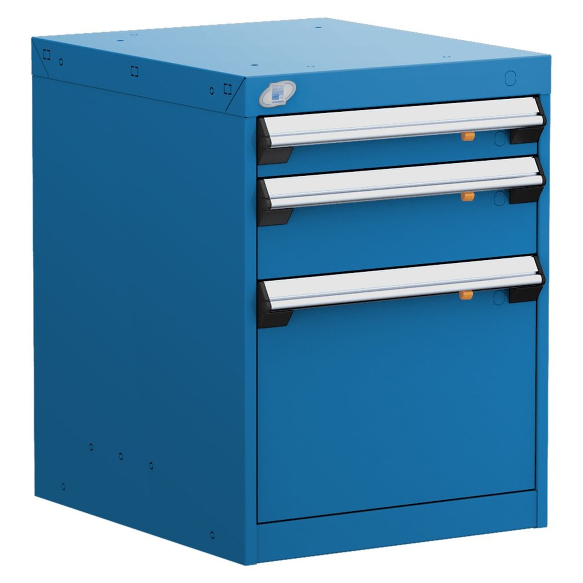 3-Drawer Modular Cabinet, 18"W x 21"D x 24"H - With Dividers