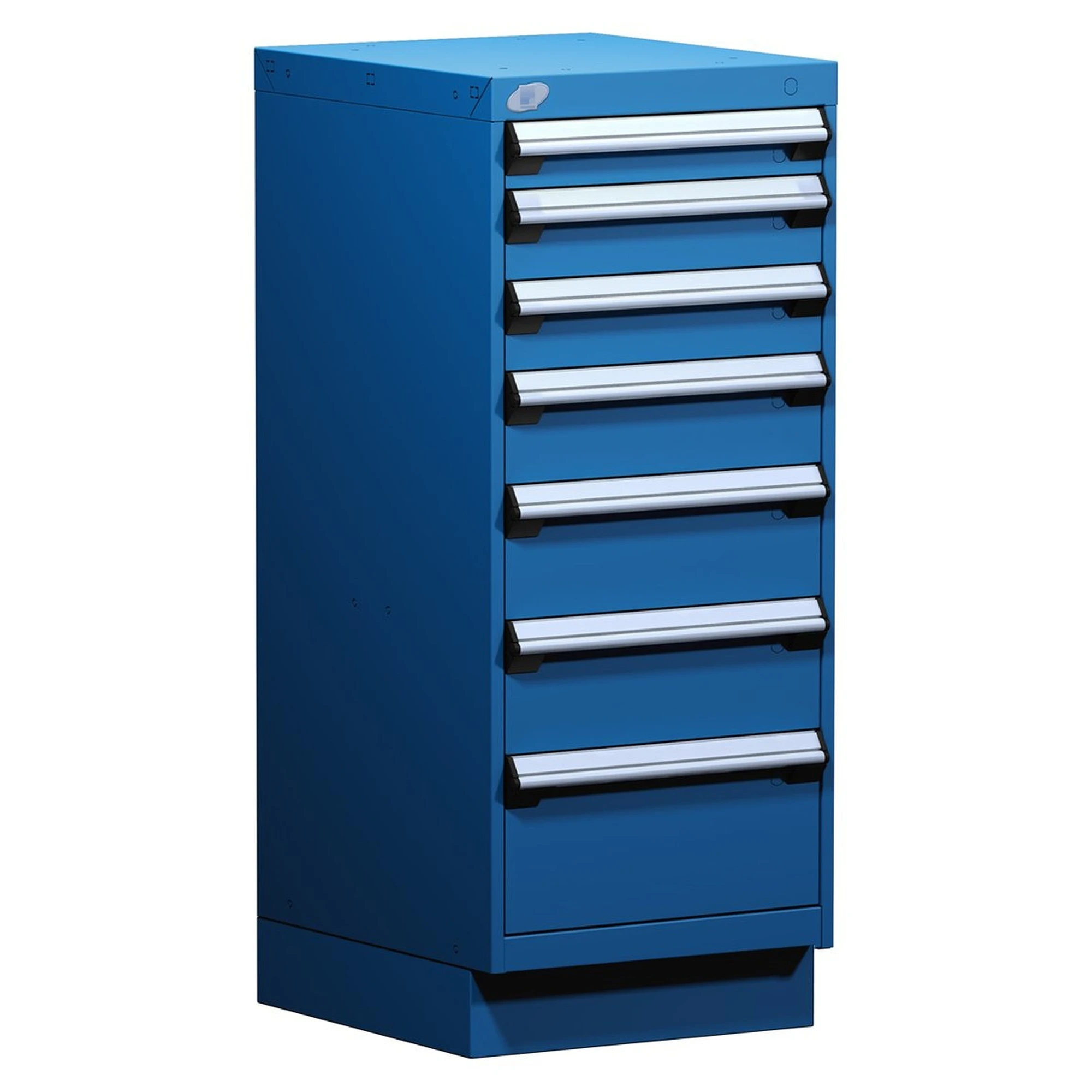 7-Drawer Modular Cabinet, 18"W x 21"D x 44"H - Without Dividers - L3ABD-4028C