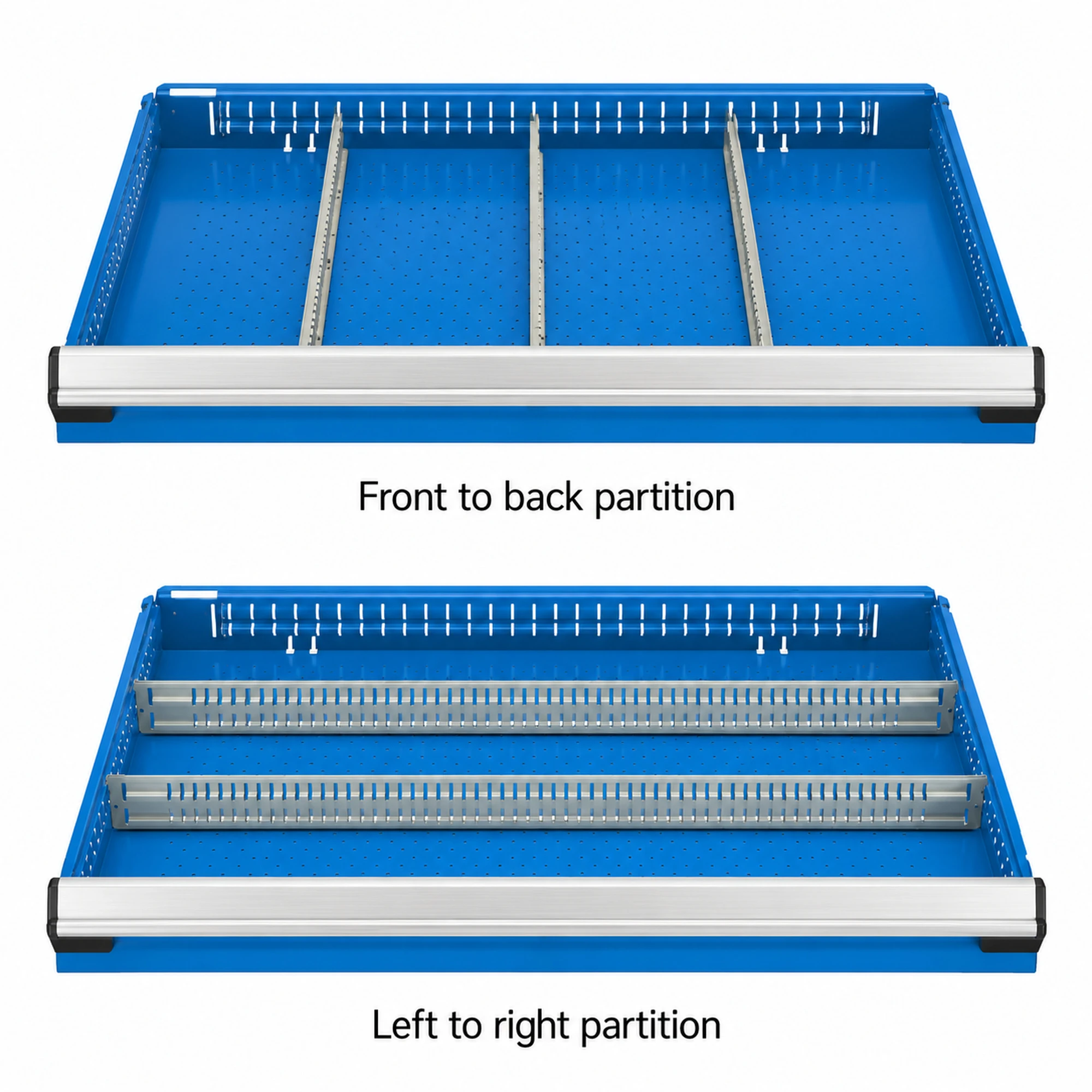 Rousseau drawer partition layout example