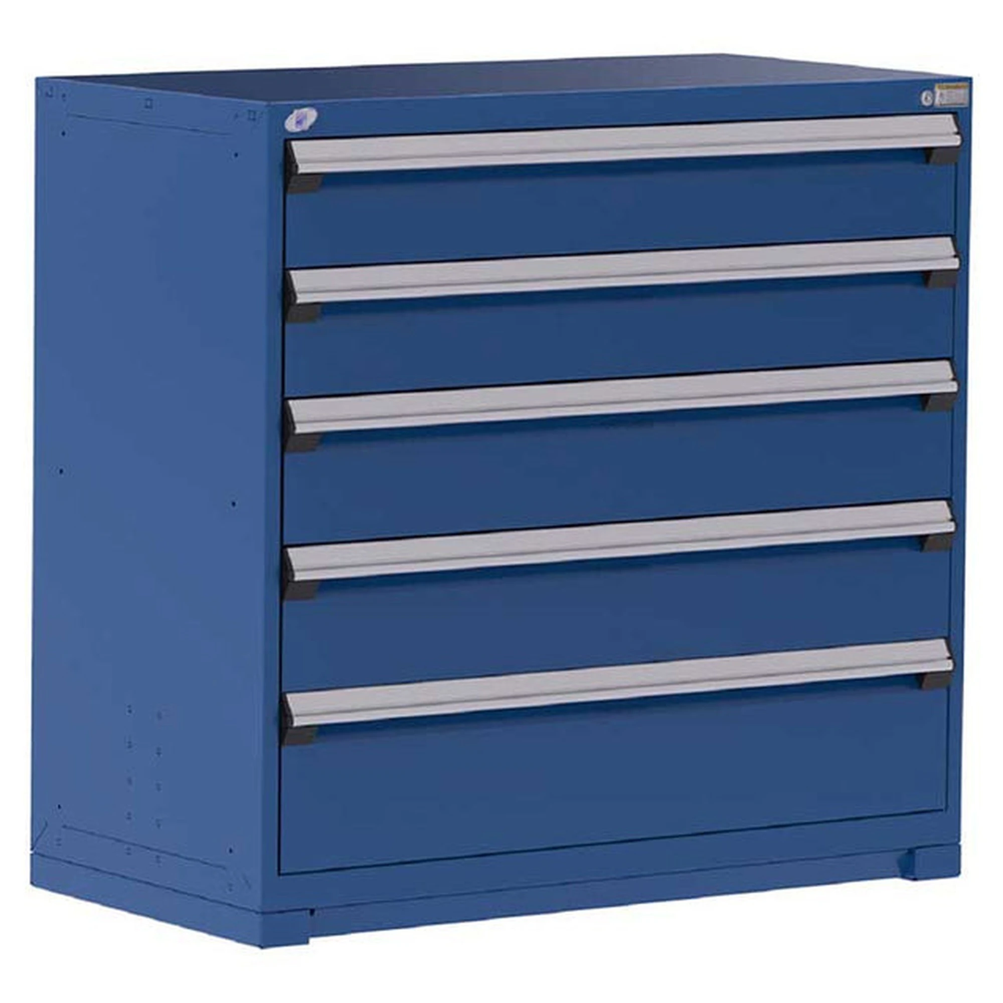 5-Drawer Heavy-Duty Modular Cabinet, 48"W x 27"D x 44"H - With Dividers