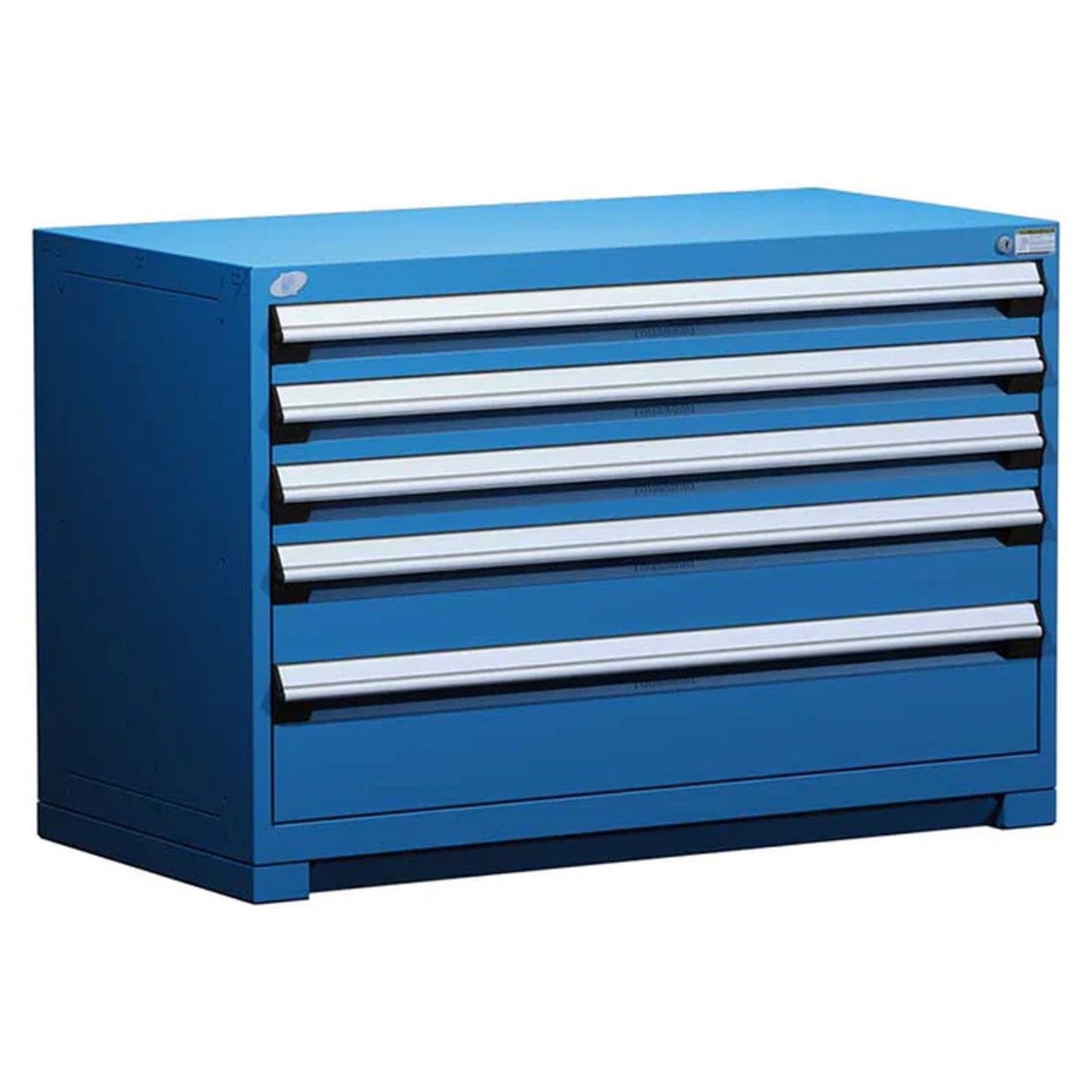 5-Drawer Heavy-Duty Modular Cabinet, 48"W x 27"D x 32"H - With Dividers