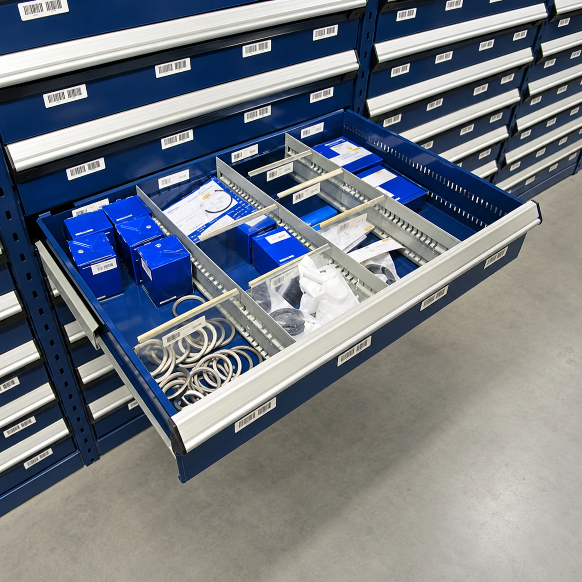 Rousseau cabinet drawer storage example
